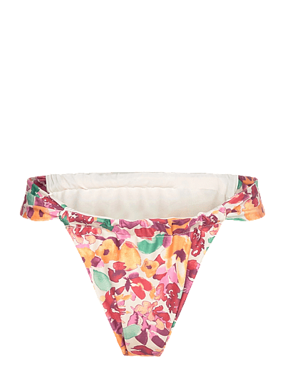 Gina Tricot Gathered bikini tanga - Bikini bottoms - FLOWER POT (3410) / pink/rose