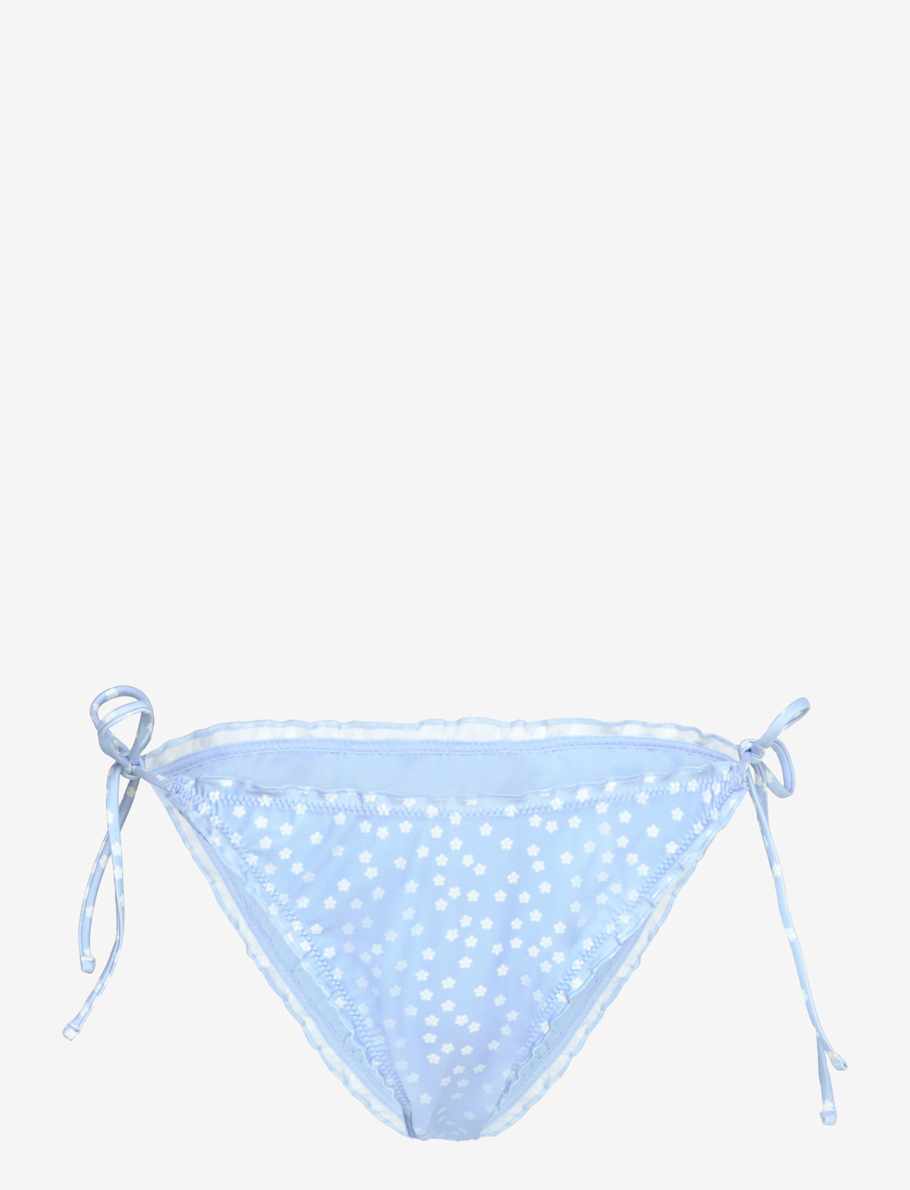 Gina Tricot - Soft flounce bikini brief - bikinis mit seitenbändern - blue ditsy (6890) - 0