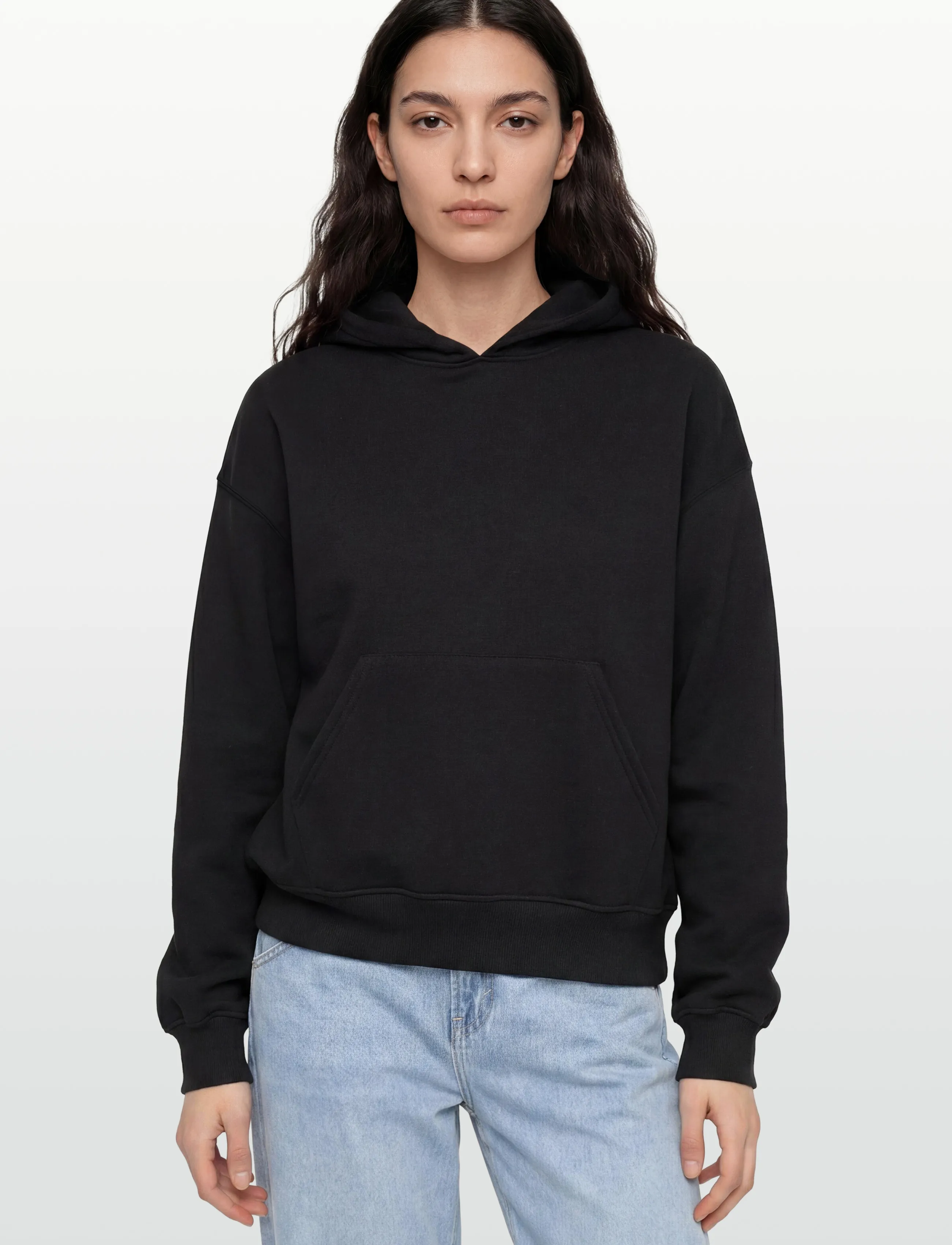Gina Tricot - Basic original hoodie - hoodies - black (9000) - 3