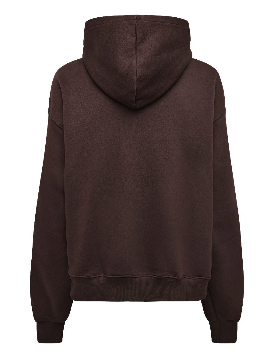 Gina Tricot - Iconic hoodie - kapuutsiga pusad - chocolate plum (4015) - 1