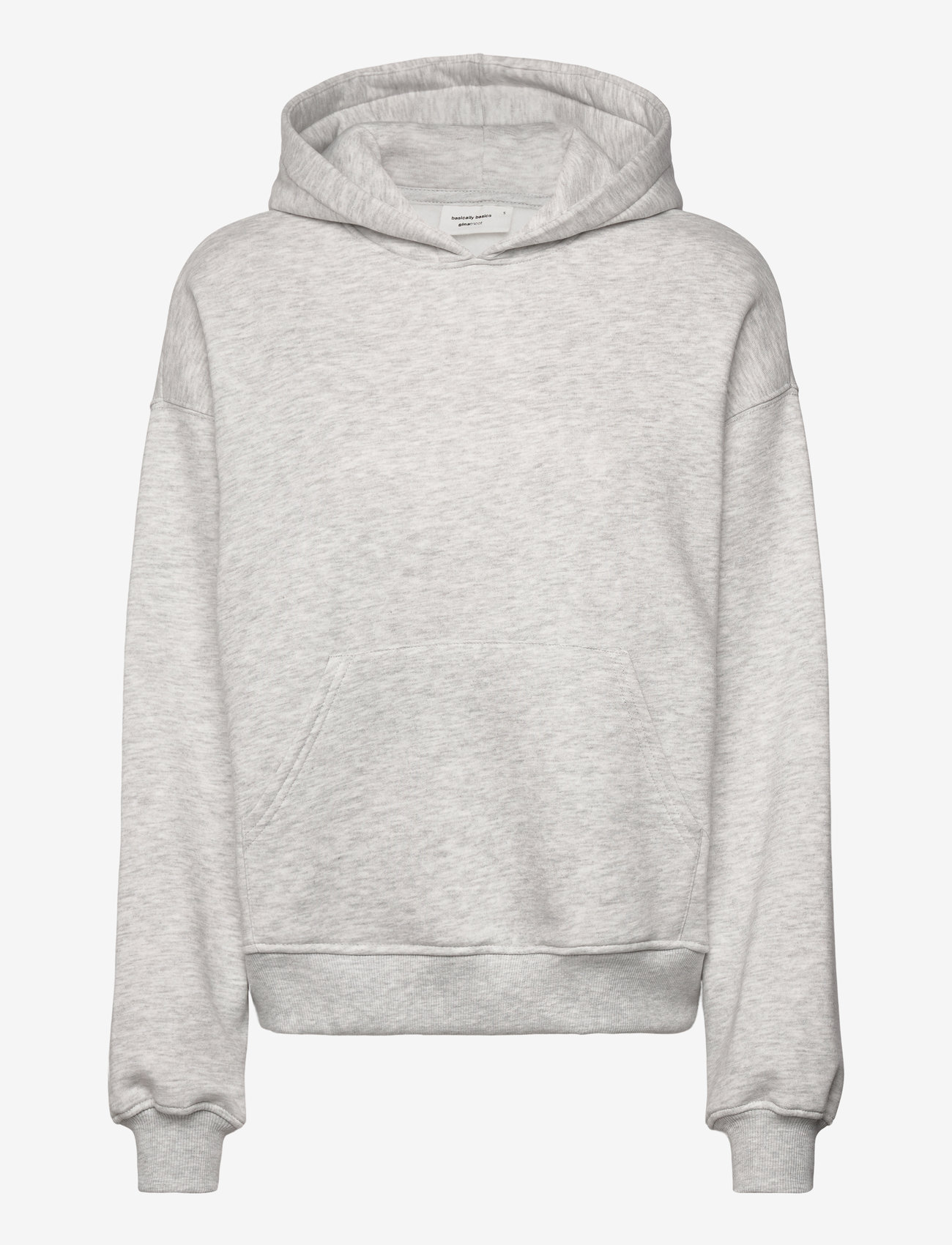 Gina Tricot - Basic original hoodie - lt grey melange - 0