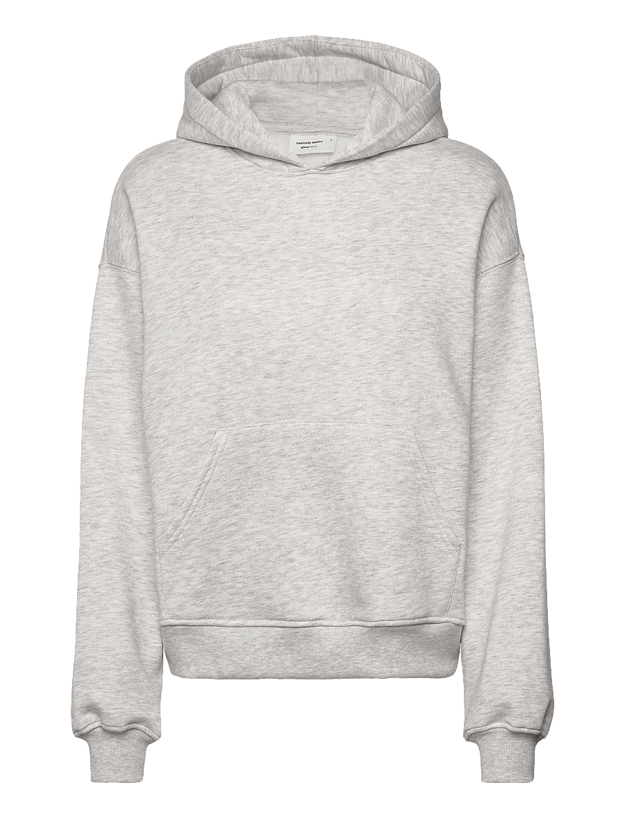 Gina Tricot - Iconic hoodie - hættetrøjer - lt grey melange - 1