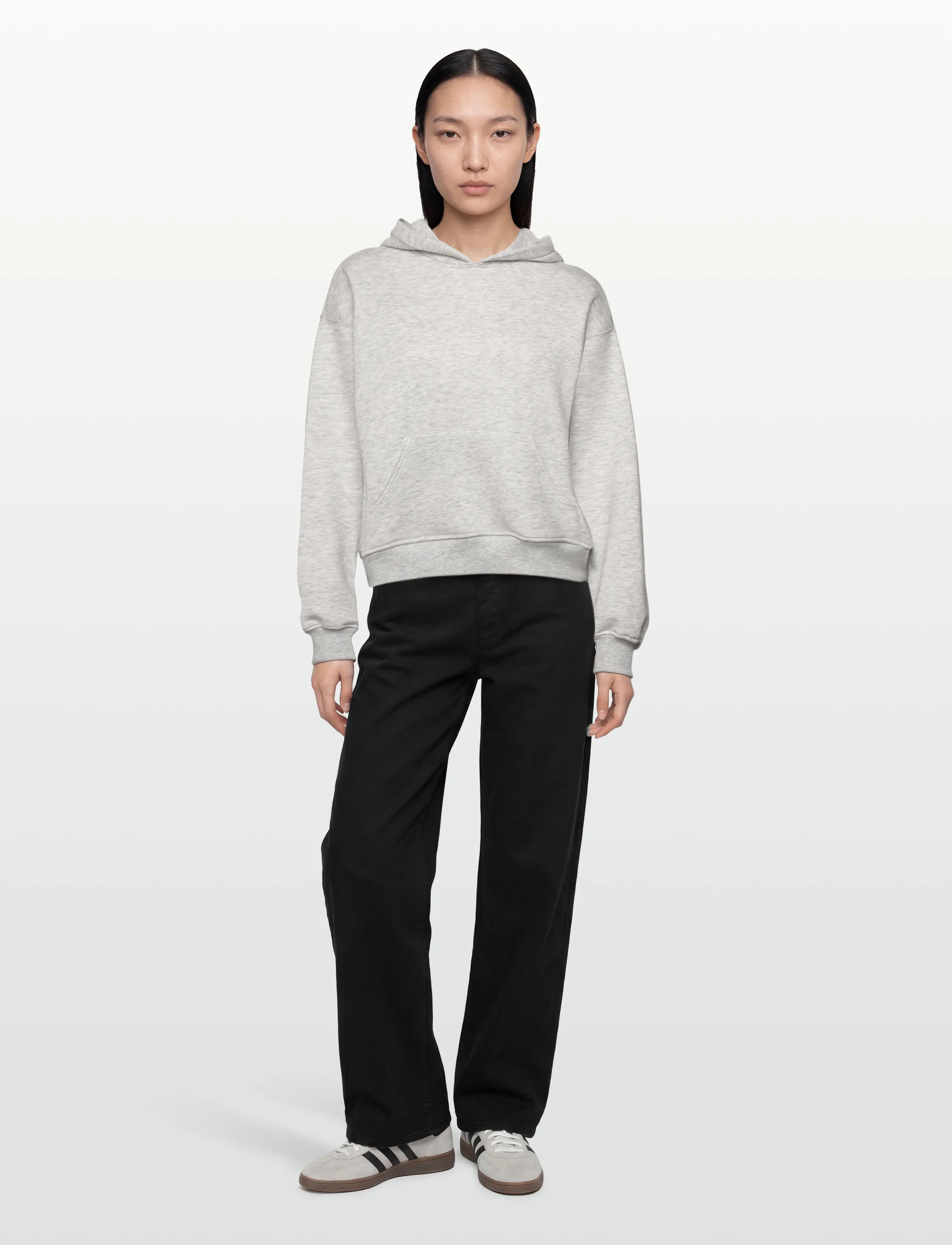 Gina Tricot Iconic Hoodie, L, Sweatshirts & Hoodies, Grau - Frauen