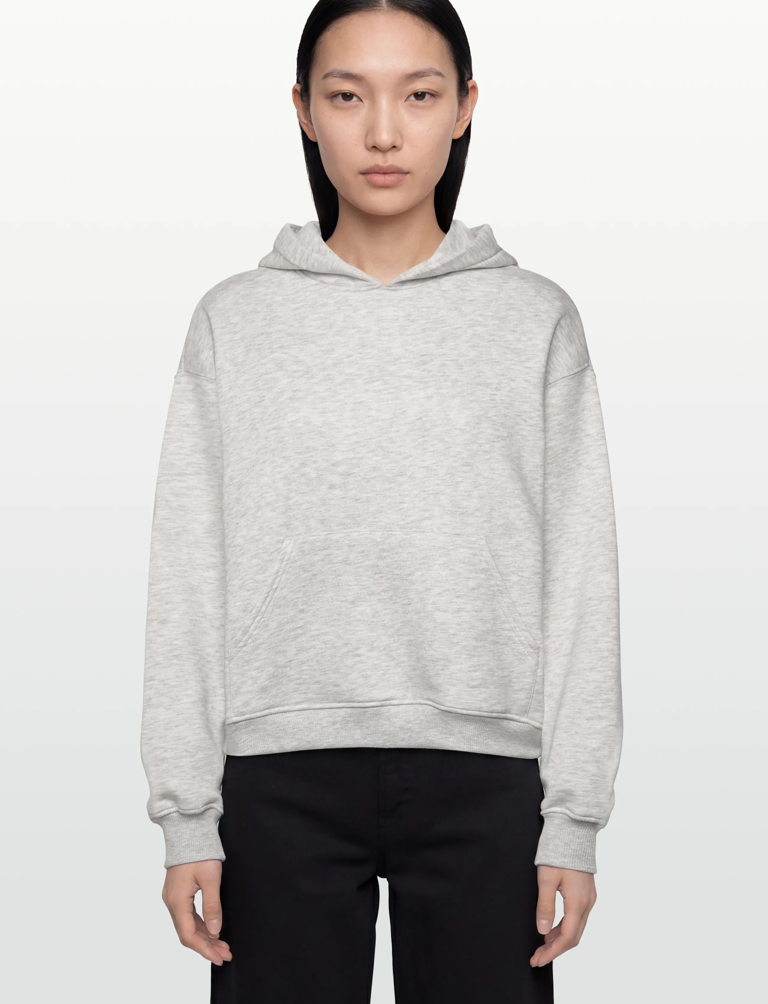 Gina Tricot - Basic original hoodie - kapuzenpullover - lt grey melange - 3