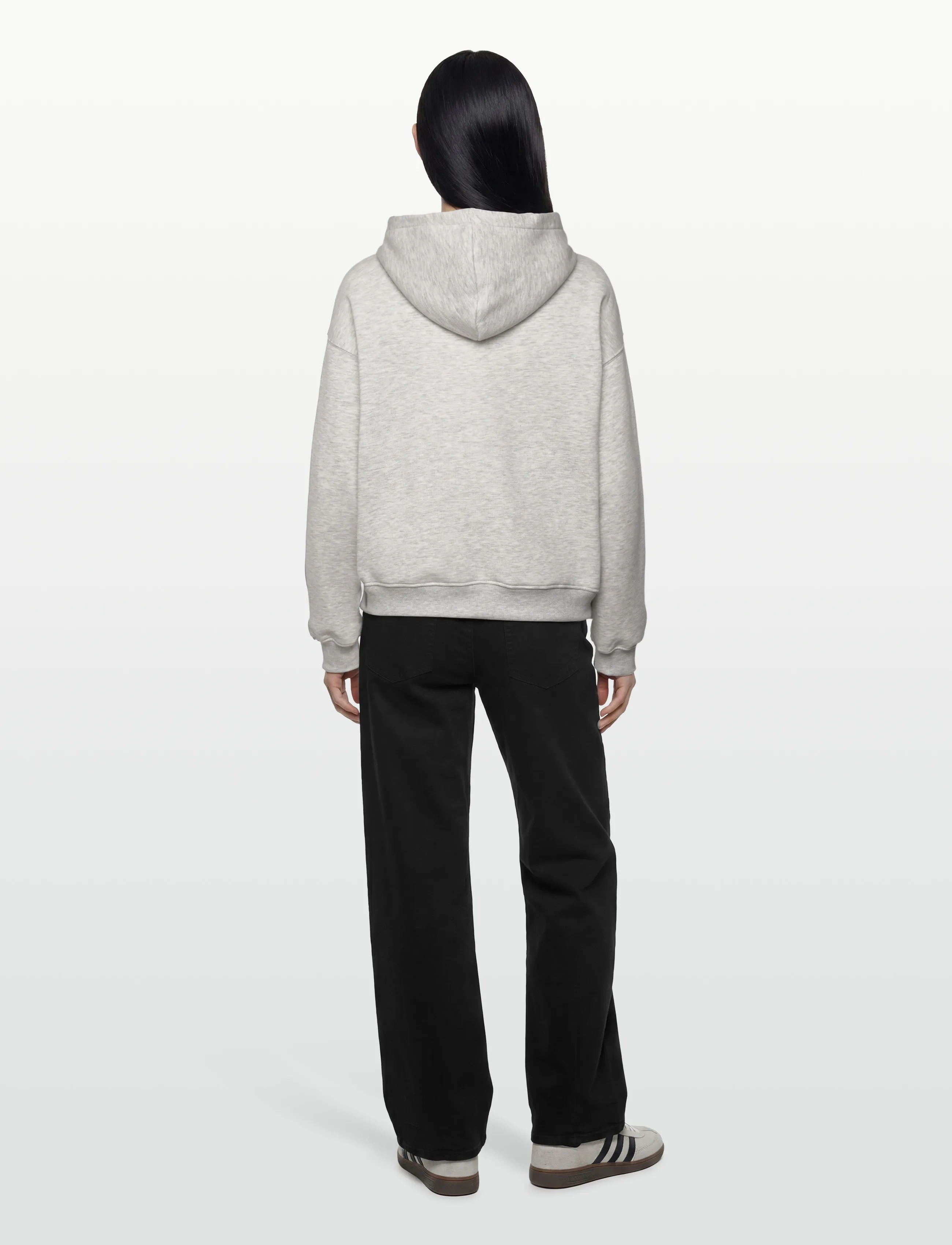 Gina Tricot - Basic original hoodie - kapuzenpullover - lt grey melange - 4