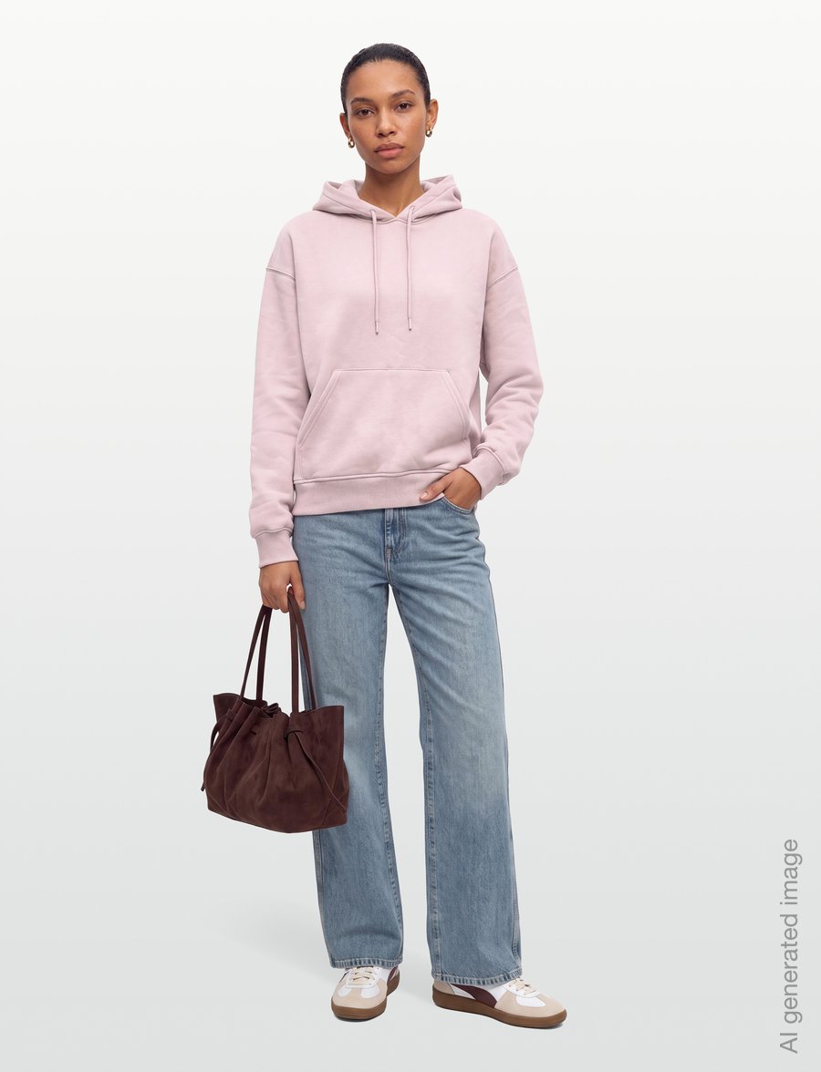 Gina Tricot - Iconic hoodie - kapuutsiga pusad - pale mauve - 0
