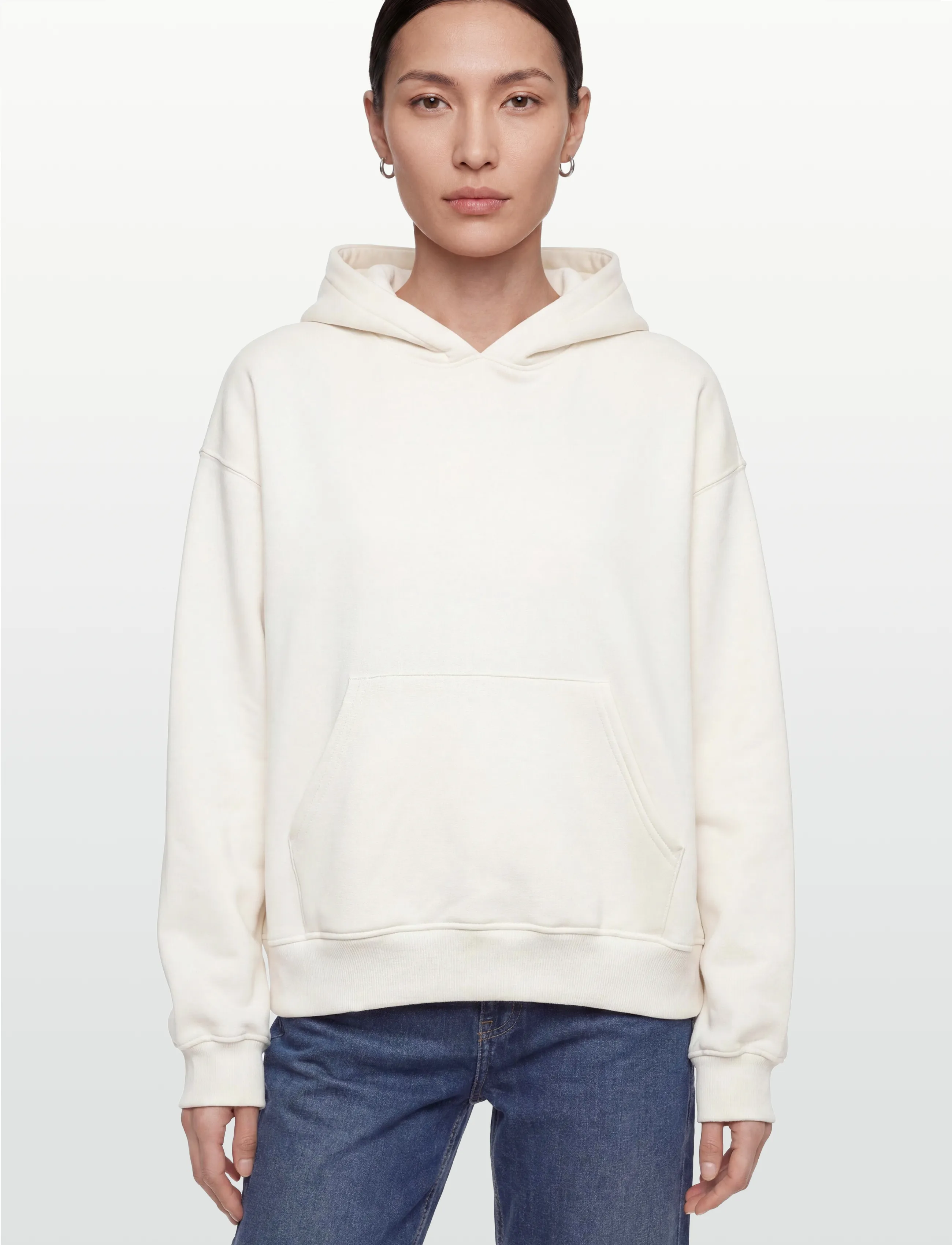 Gina Tricot - Basic original hoodie - hættetrøjer - tofu (7170) - 3