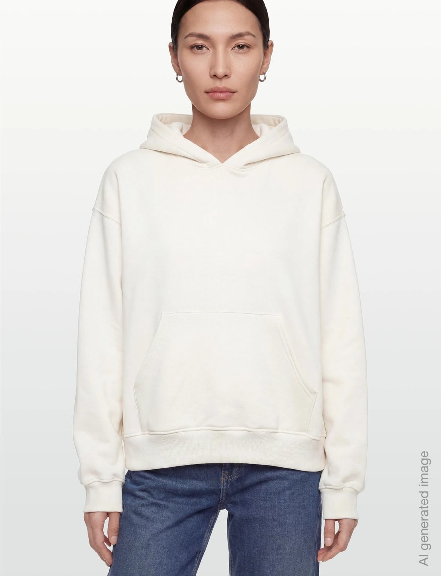 Gina Tricot - Iconic hoodie - kapuutsiga pusad - tofu (7170) - 3