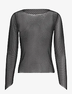 Mesh rhinestone top, Gina Tricot