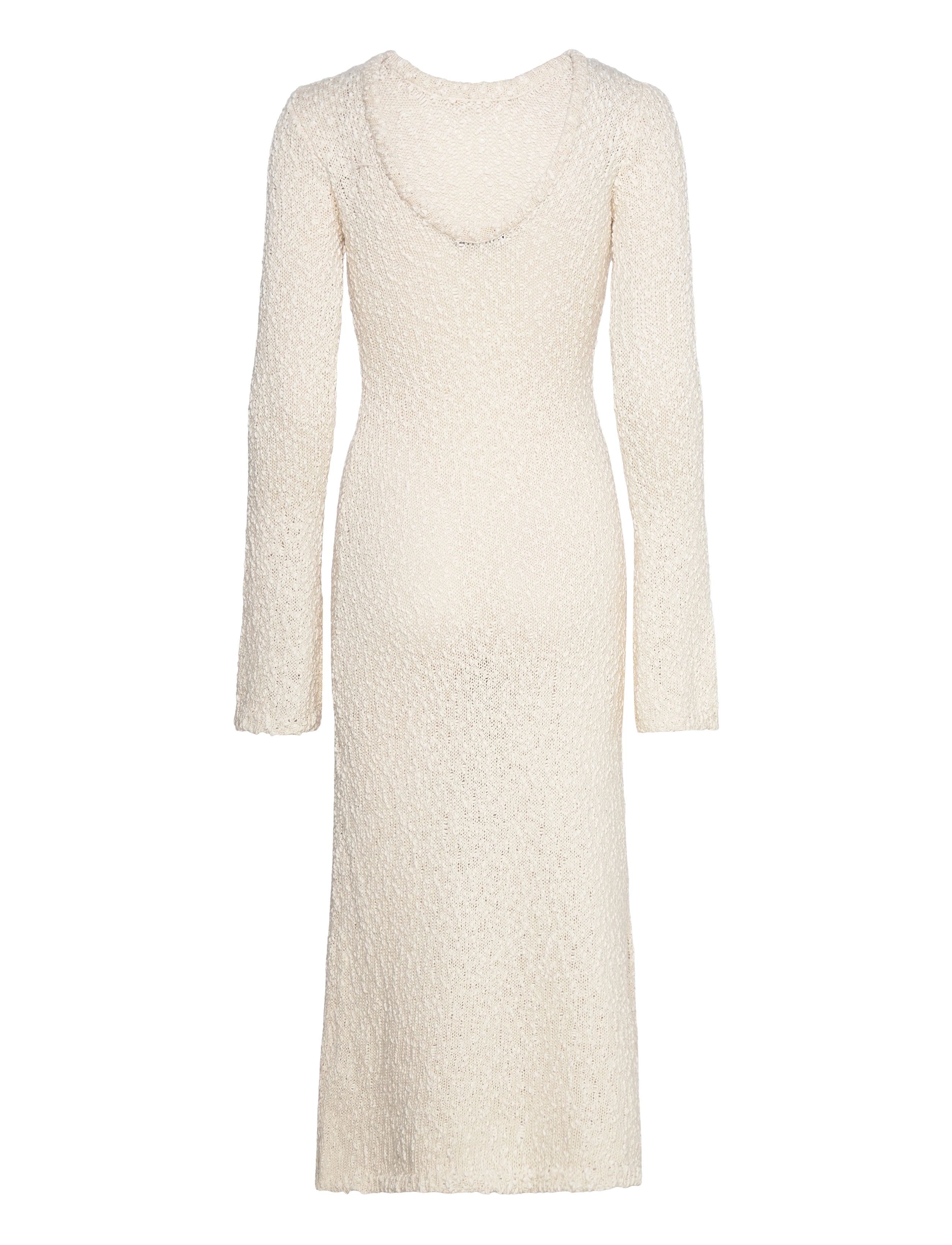 Gina Tricot - Knitted bouclé dress - offwhite - 1