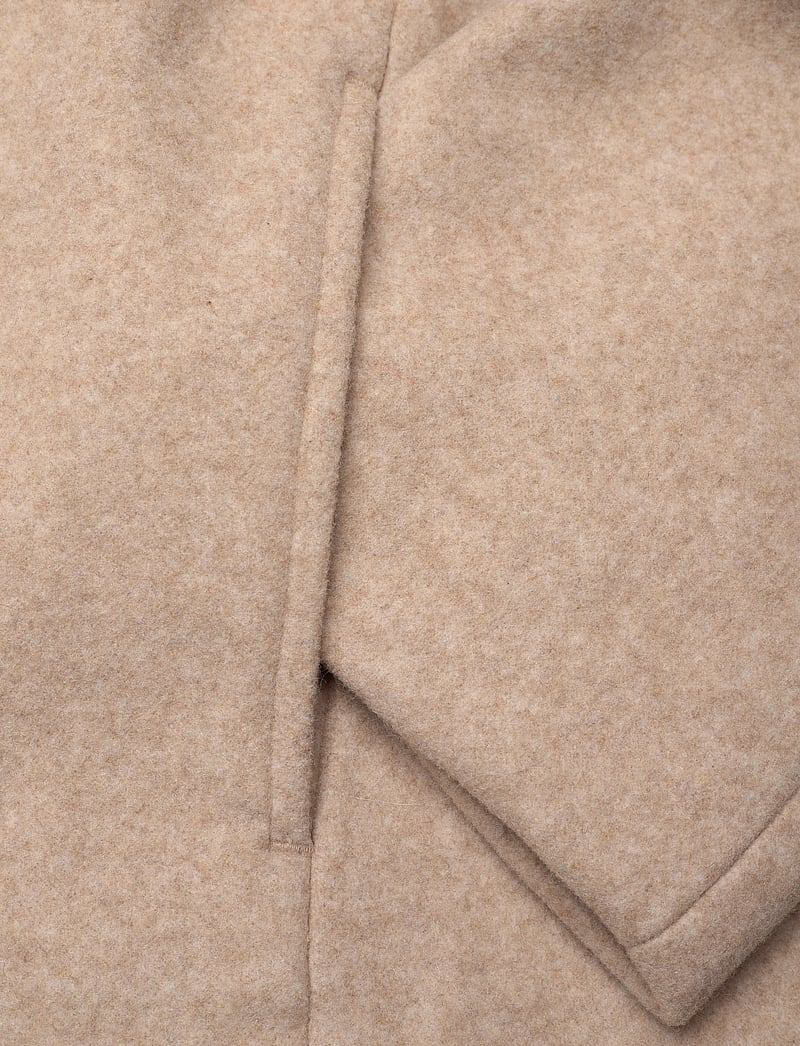 Gina Tricot - Round neck short jacket - vinterjackor - beige melange (1186) - 3