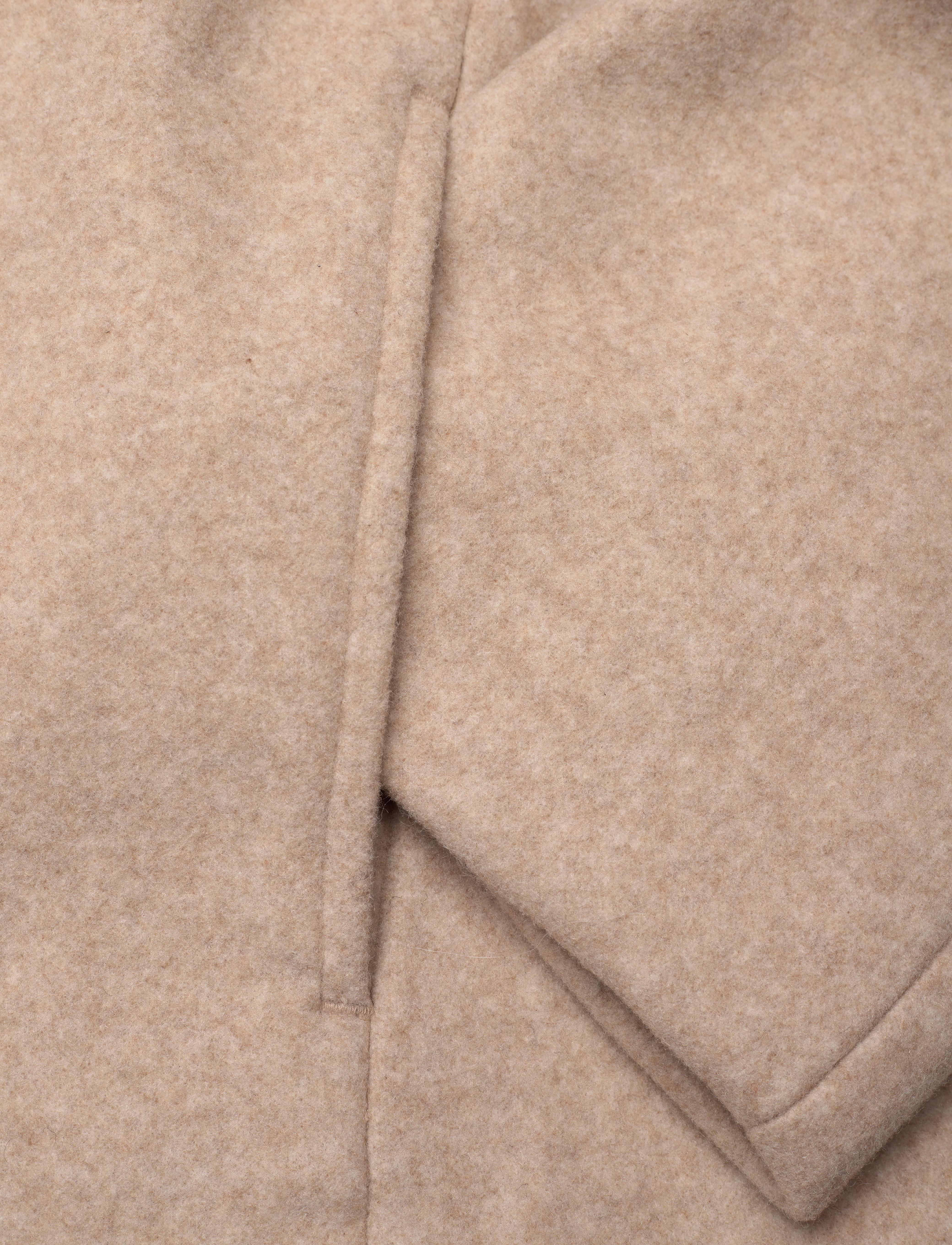 Gina Tricot - Round neck short jacket - vinterjakker - beige melange (1186) - 3