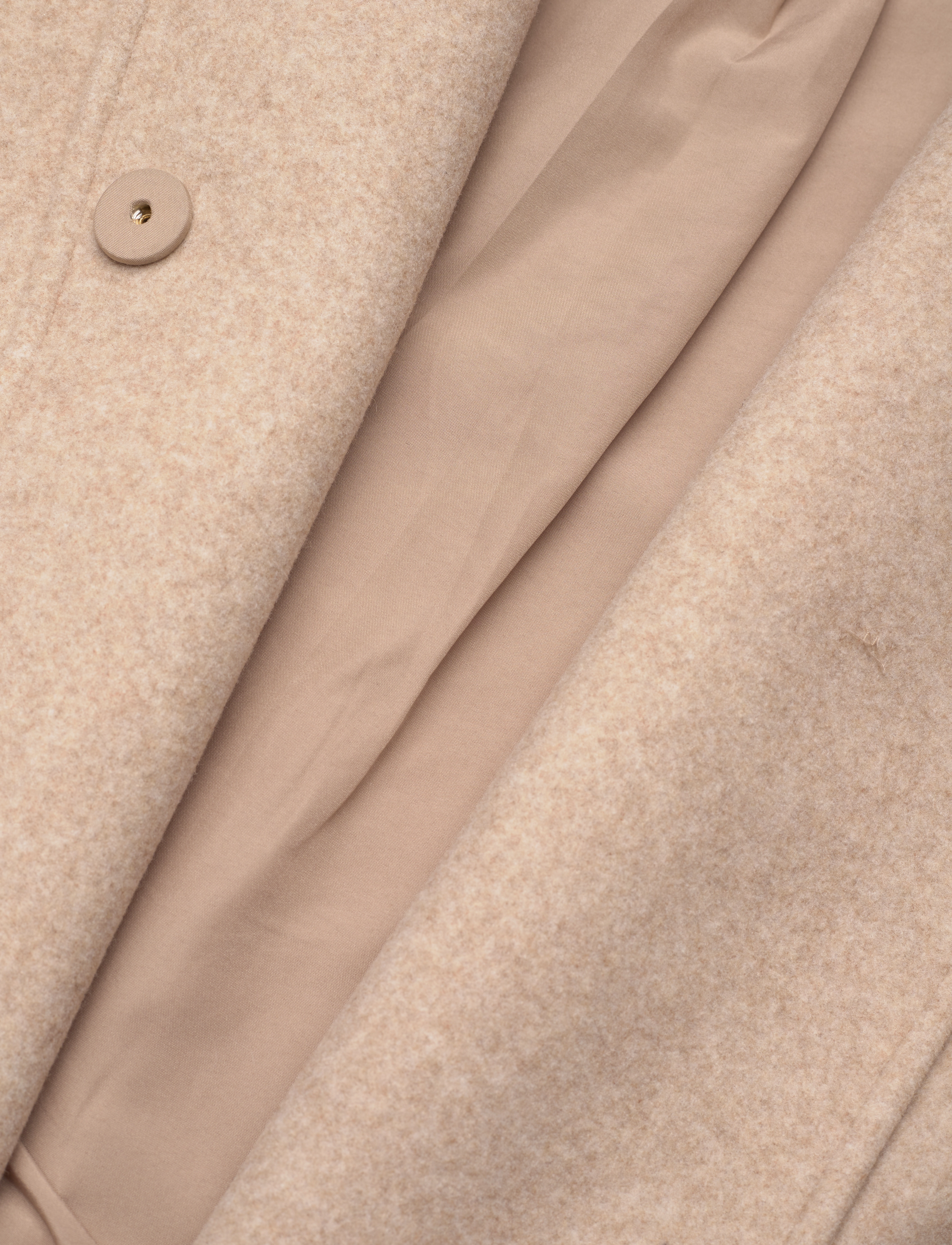 Gina Tricot - Round neck short jacket - vinterjakker - beige melange (1186) - 4