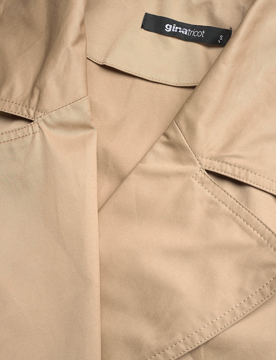 Gina Tricot - Short trench coat - tunna jackor - beige (1040) - 2