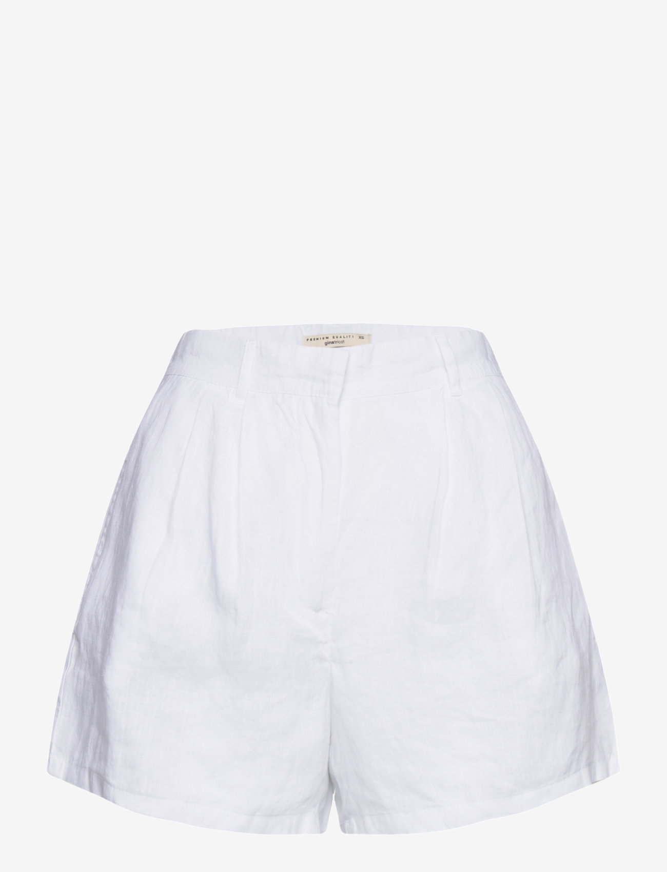 Gina Tricot - Linen shorts - linen shorts - white (1000) - 0