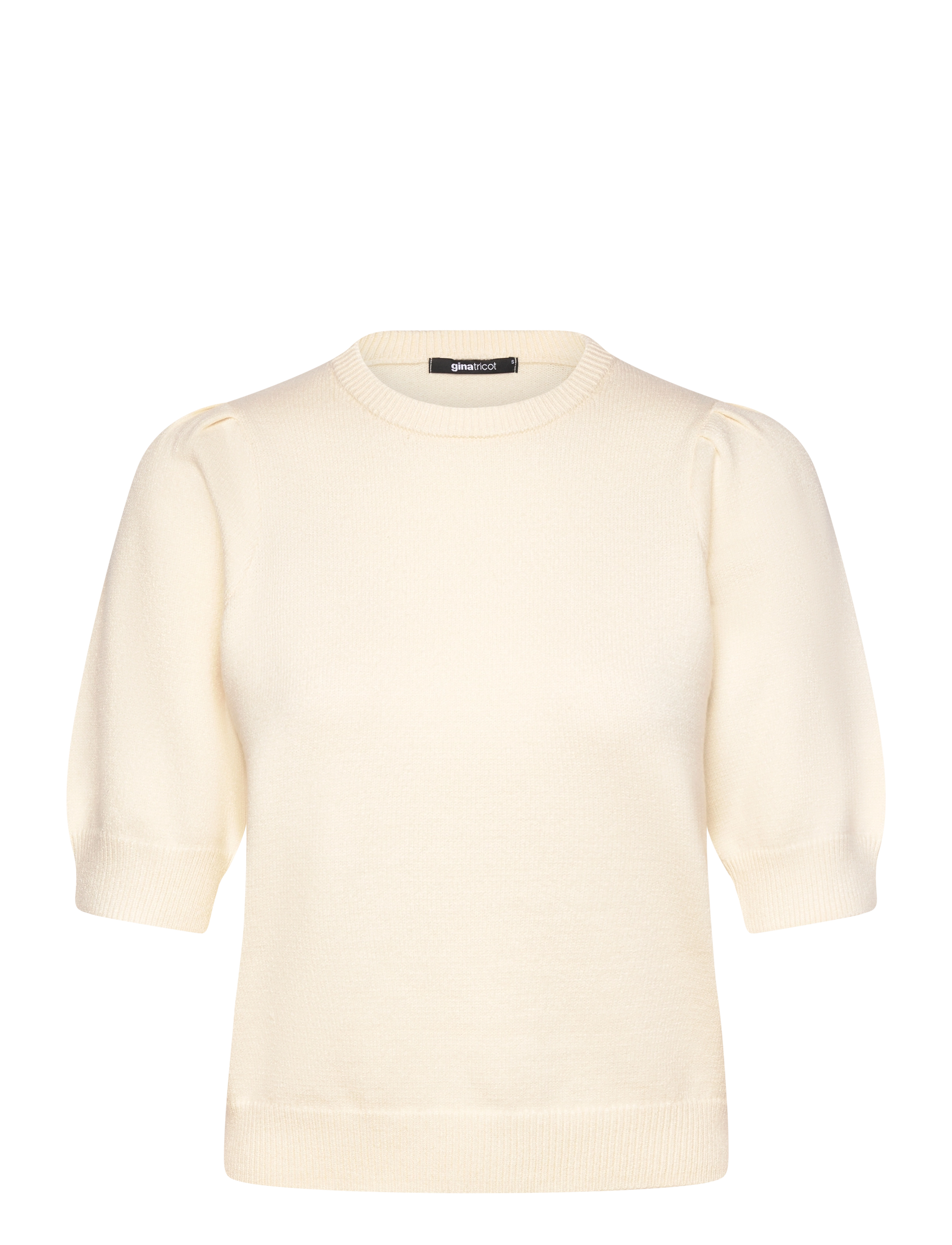 Gina Tricot Knitted top - Transitional Layering - GARDENIA (1496) / cream