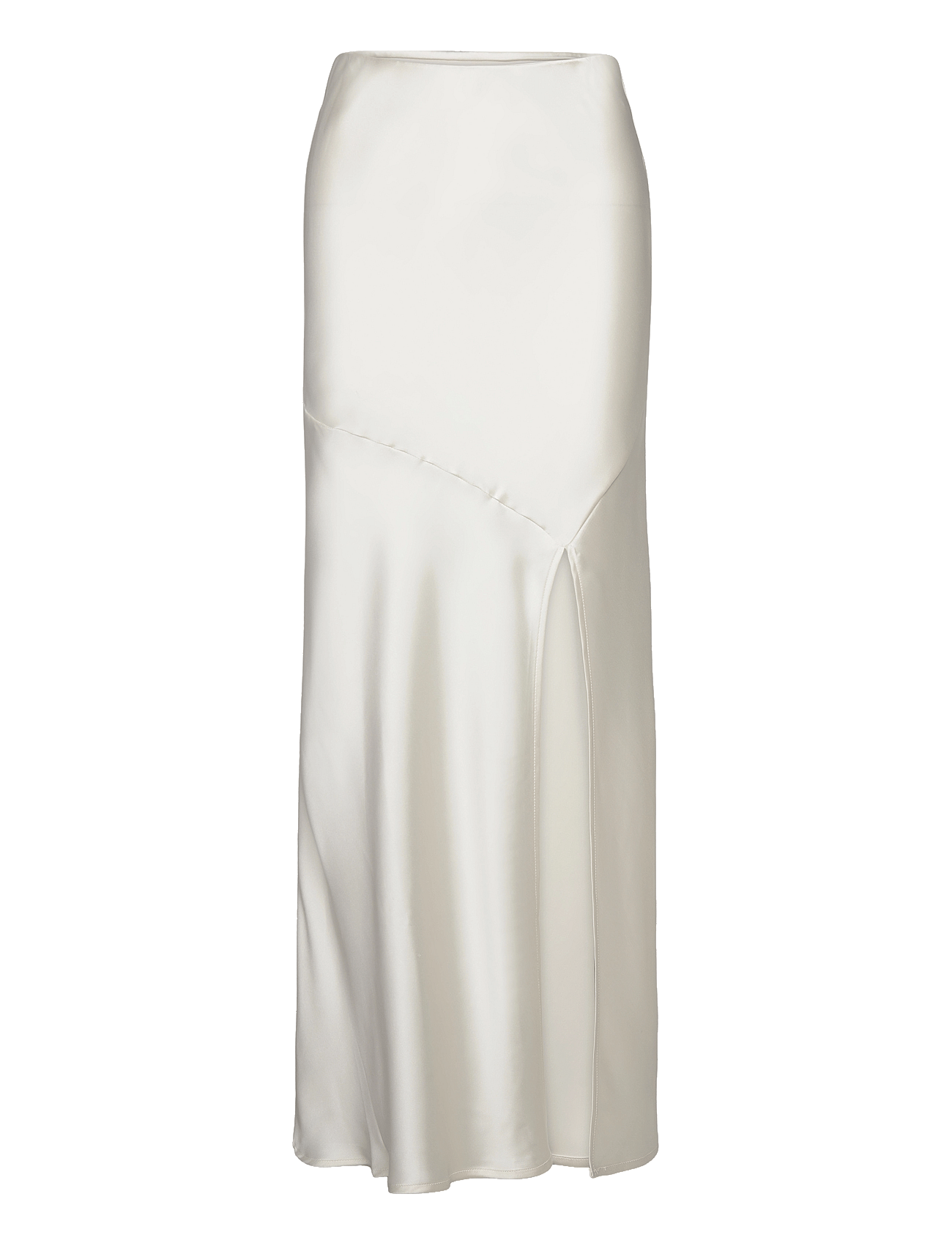 Satin maxi skirt - EGRET (1144)