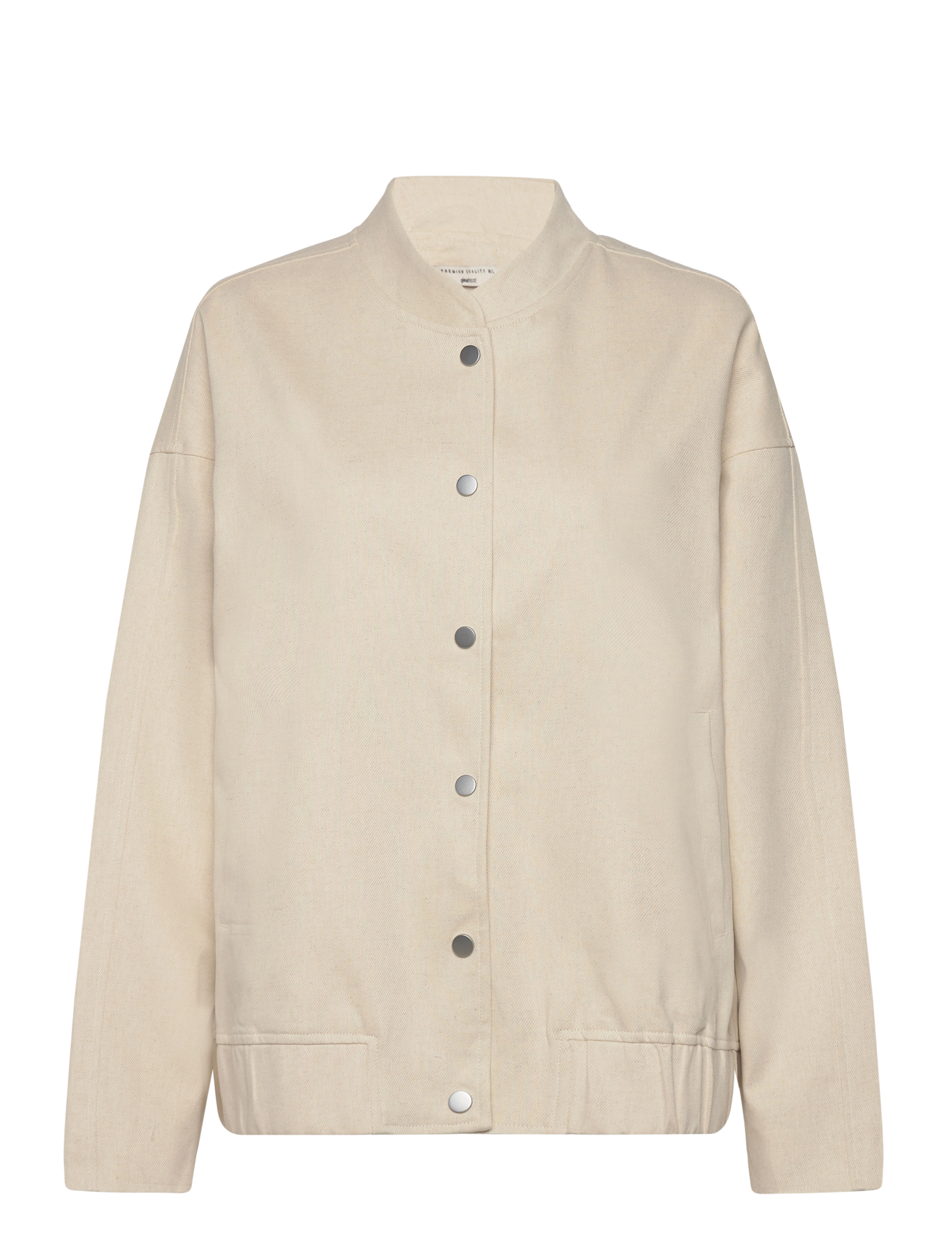 Gina Tricot Linen blend bomber jacket - Vårjackor - LINEN BEIGE (1061) / beige