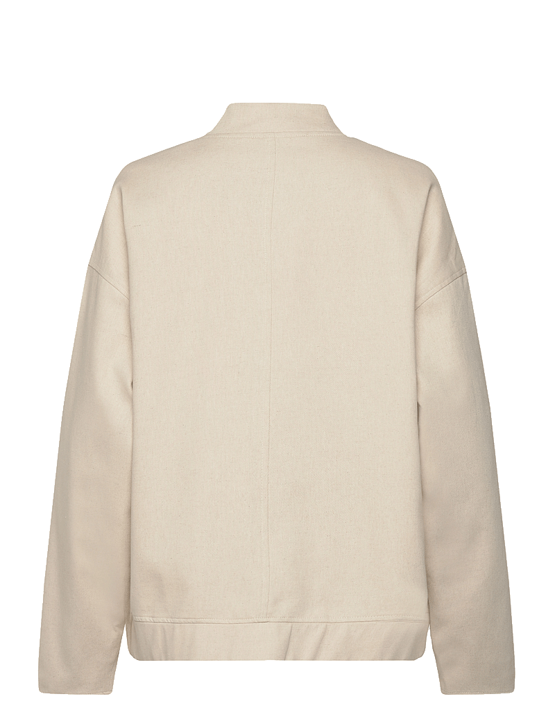 Gina Tricot - Linen blend bomber jacket - bomber jakid - linen beige (1061) - 1