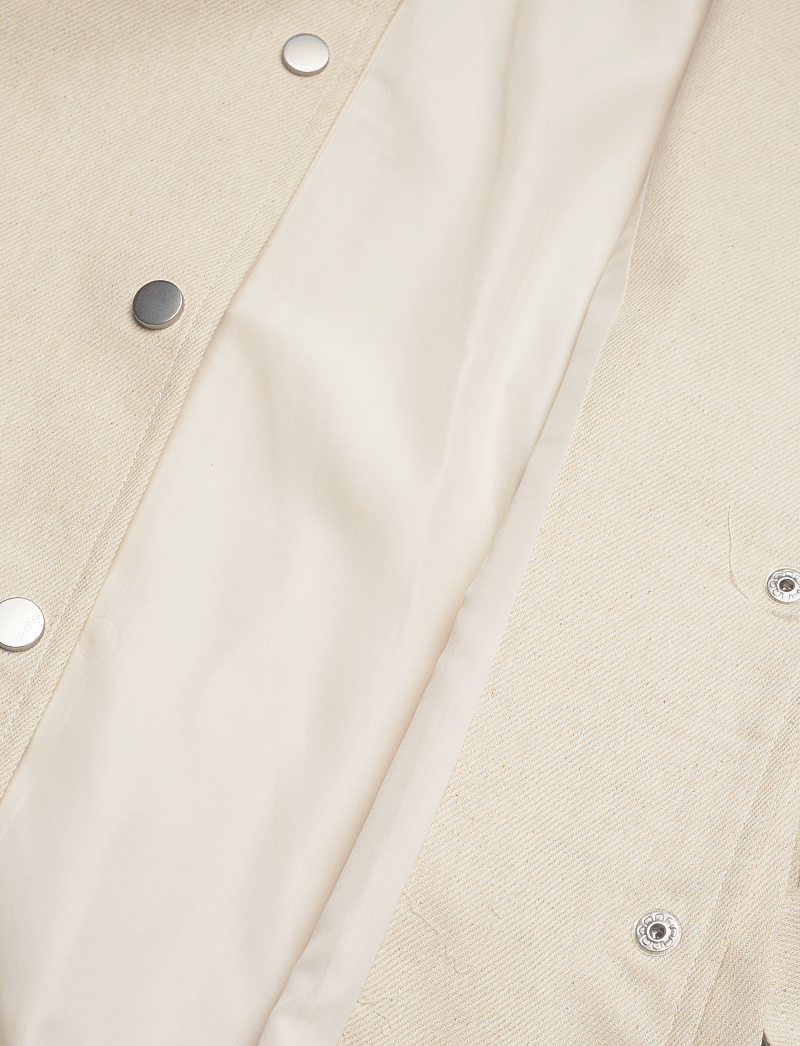 Gina Tricot - Linen blend bomber jacket - bomber jakid - linen beige (1061) - 4