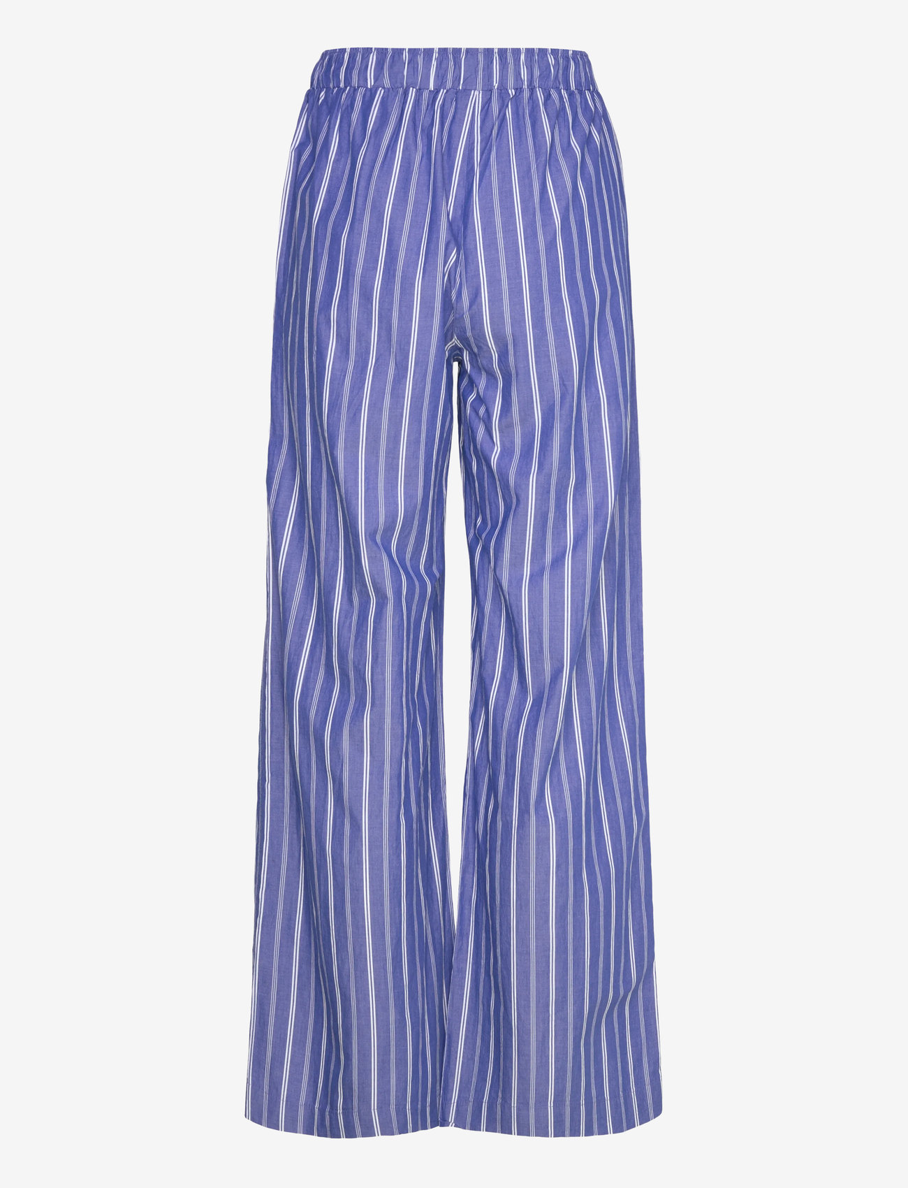 Gina Tricot - Cotton poplin trousers - raka byxor - blue/stripe - 1