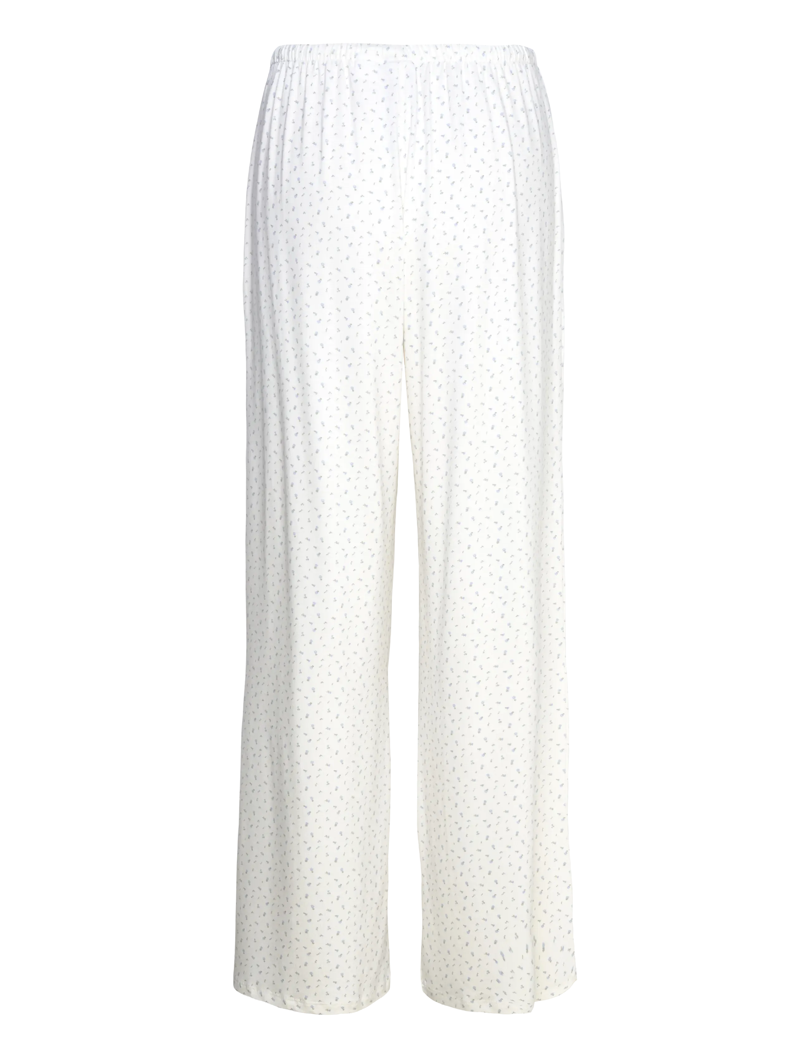 Gina Tricot - drawstring wide trousers - ditsy aop (9150) - 1