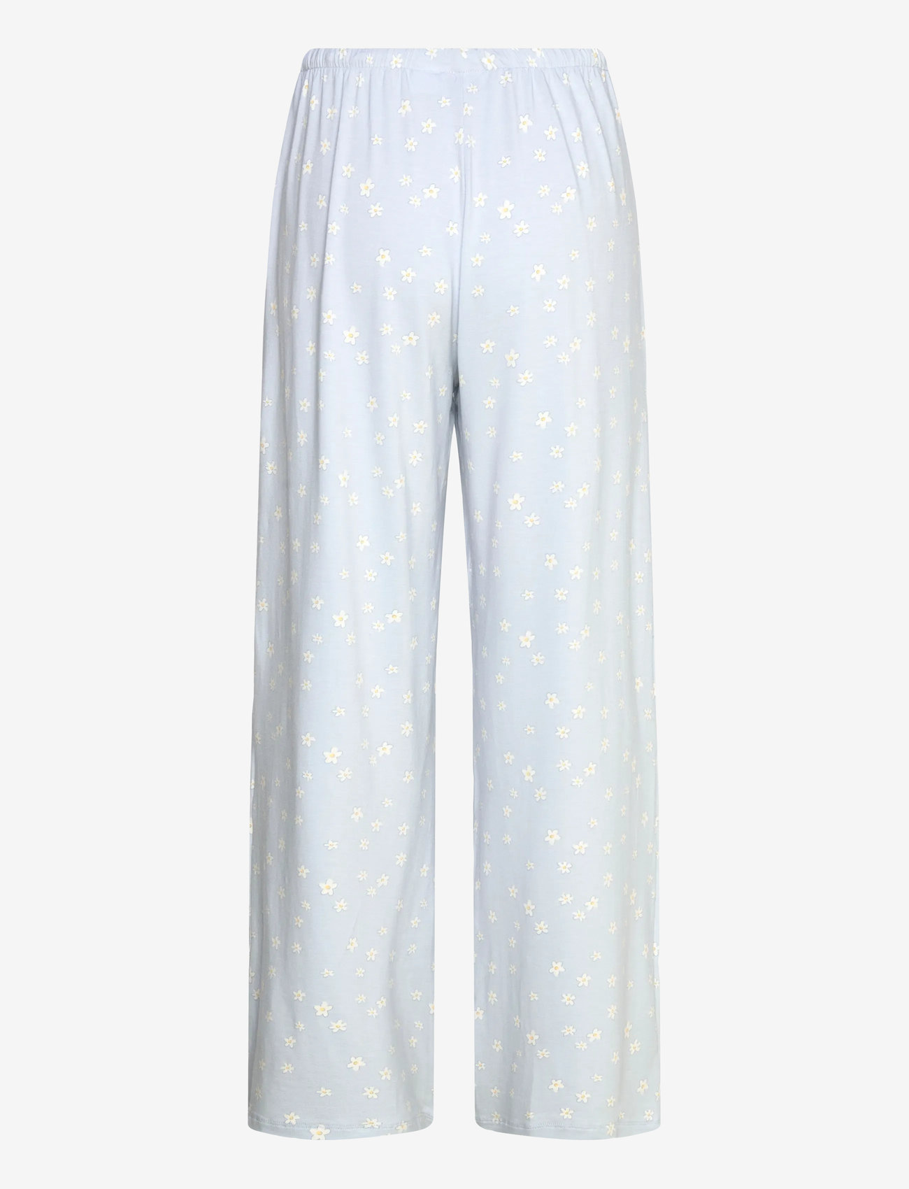 Gina Tricot - drawstring wide trousers - natbukser - simple flower (9051) - 1