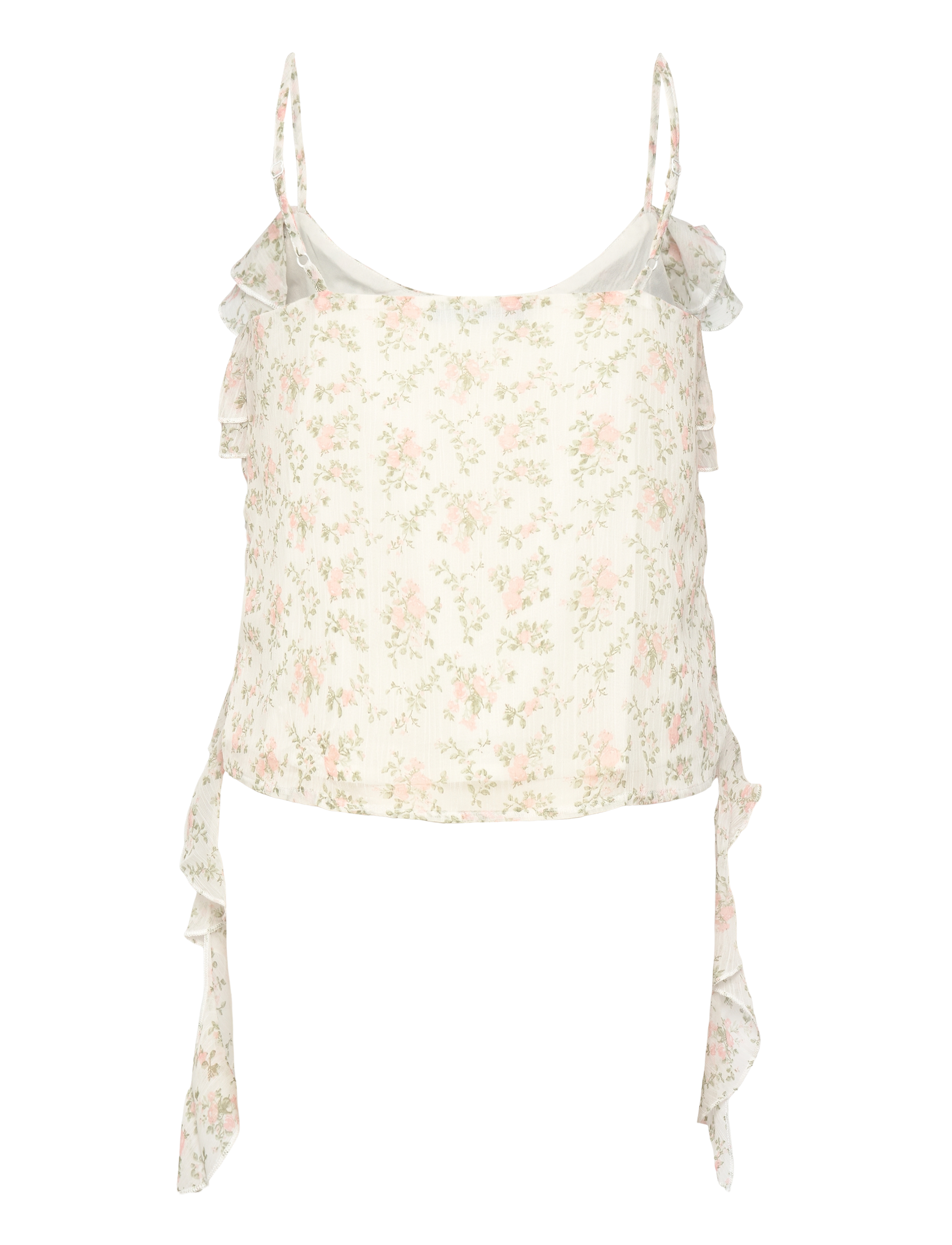 Gina Tricot - Frill singlet - ermeløse bluser - flower (4140) - 1
