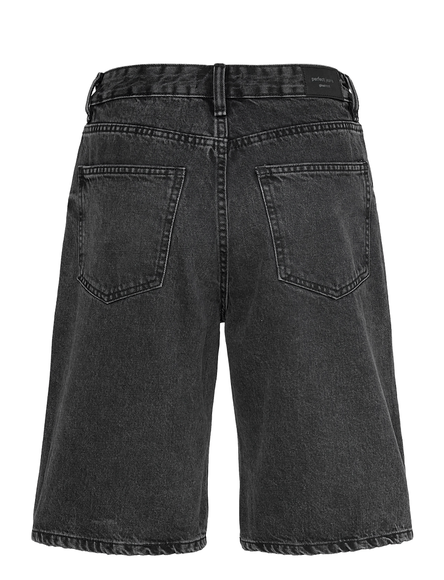Gina Tricot - Baggy denim shorts - short en jeans - offblack - 1
