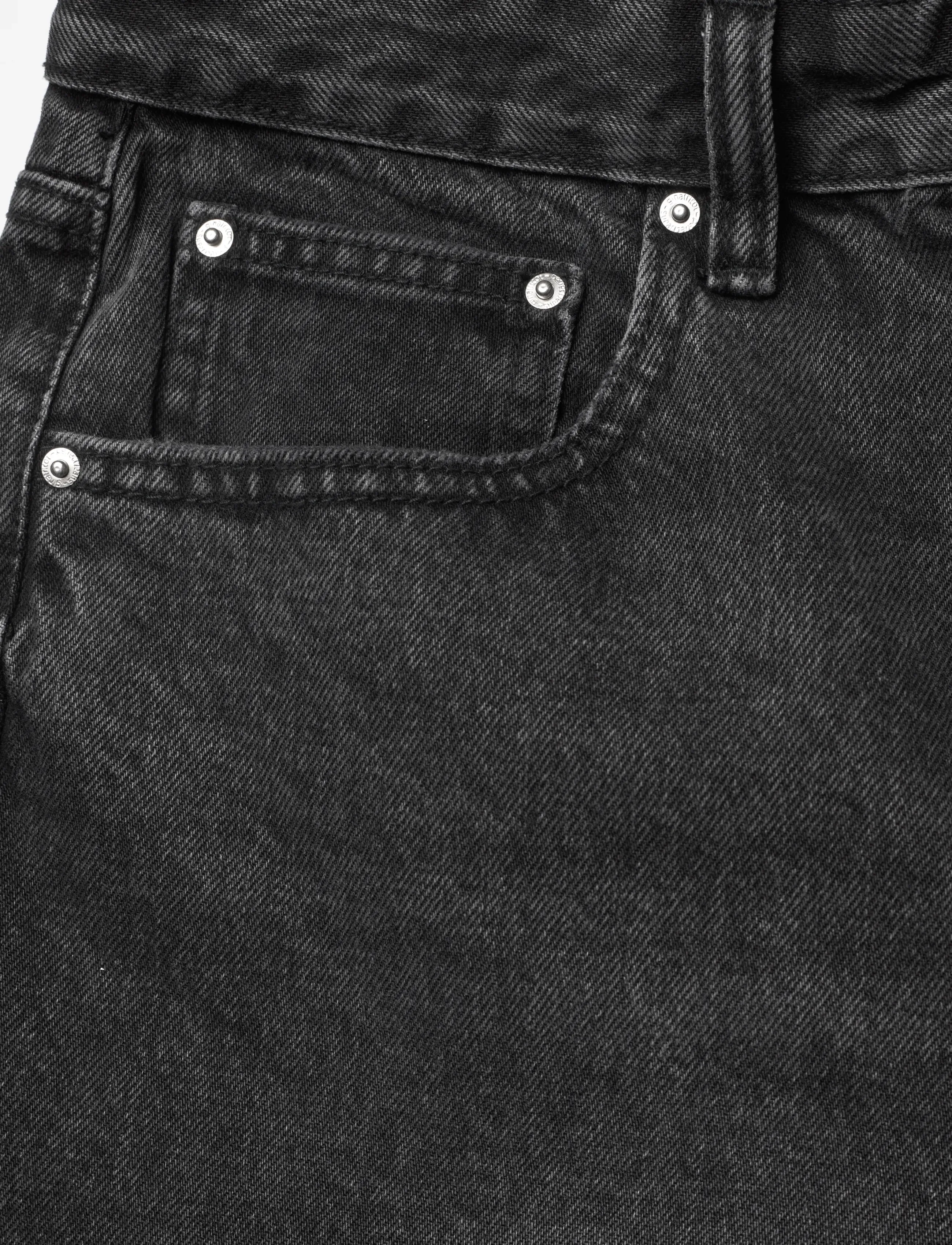 Gina Tricot - Baggy denim shorts - short en jeans - offblack - 2