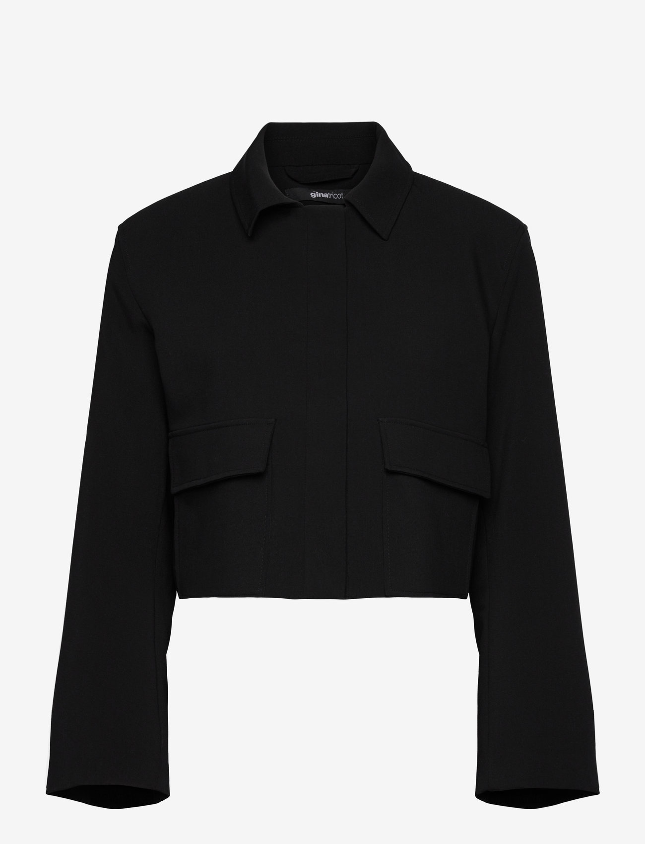 Gina Tricot - Tailored pocket jacket - utility-jakker - black (9000) - 0