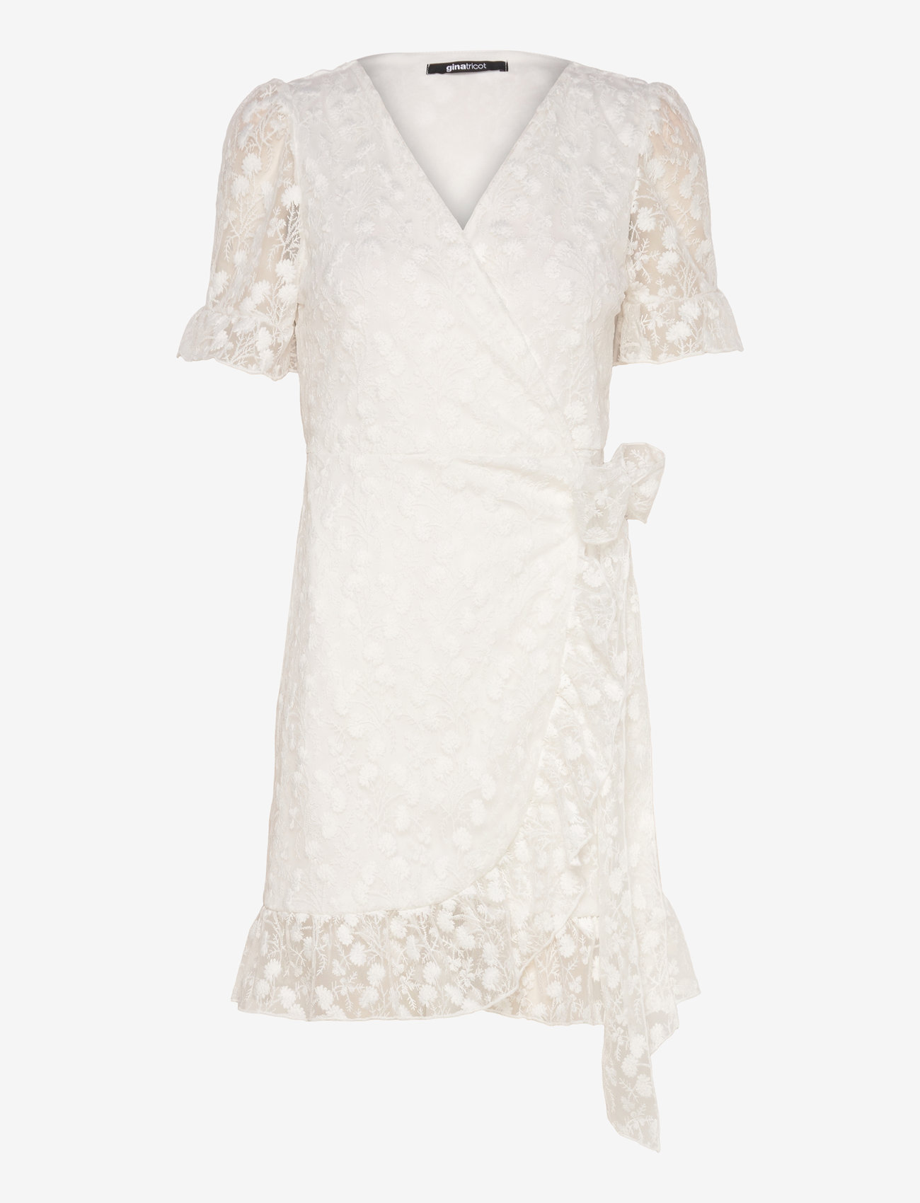 Gina Tricot Lace Wrap Mini Dress (GTT22961) Short Dresses - Main Image