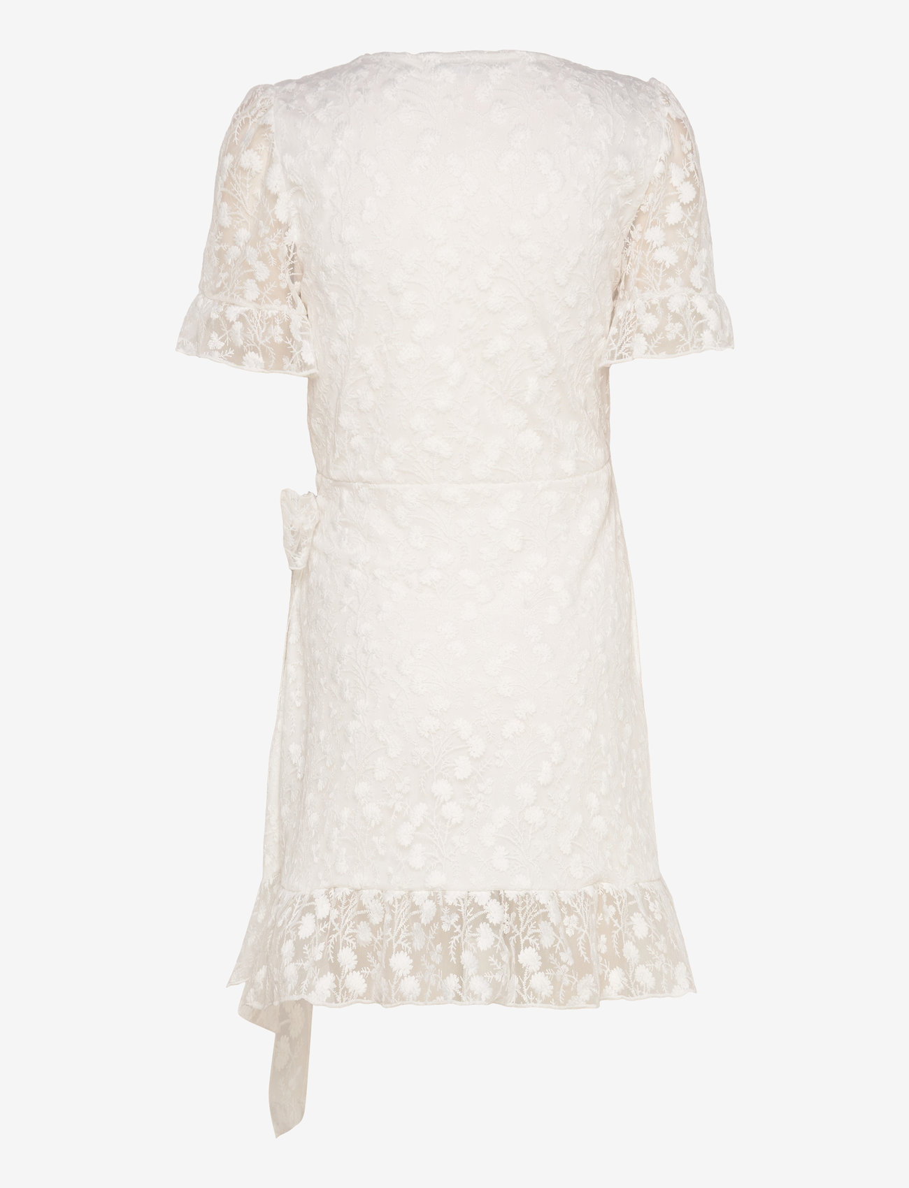 Gina Tricot - Lace wrap mini dress - konfirmatsioon - offwhite - 1