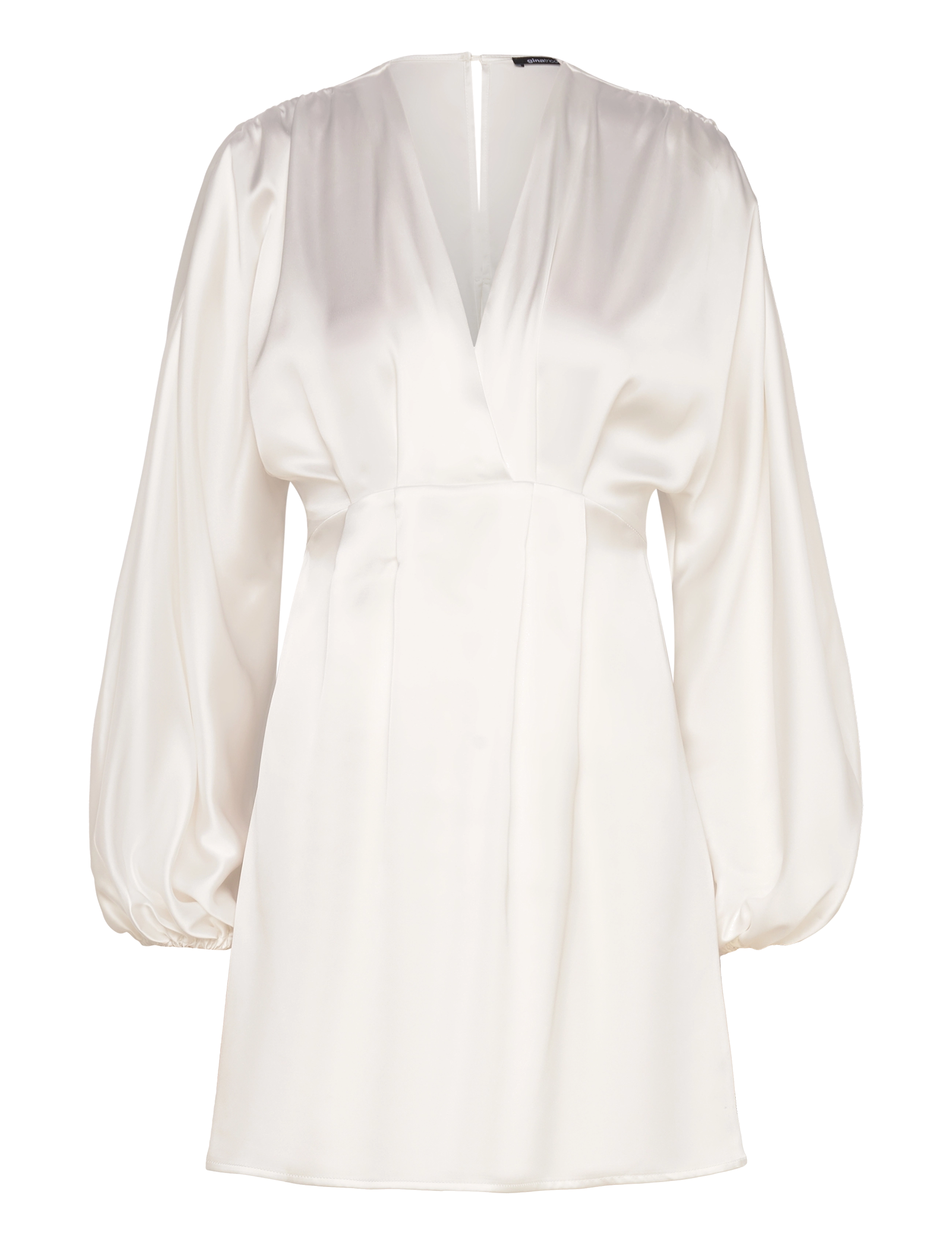 Gina Tricot Satin mini dress - Konfirmationstøj - OFFWHITE / cream