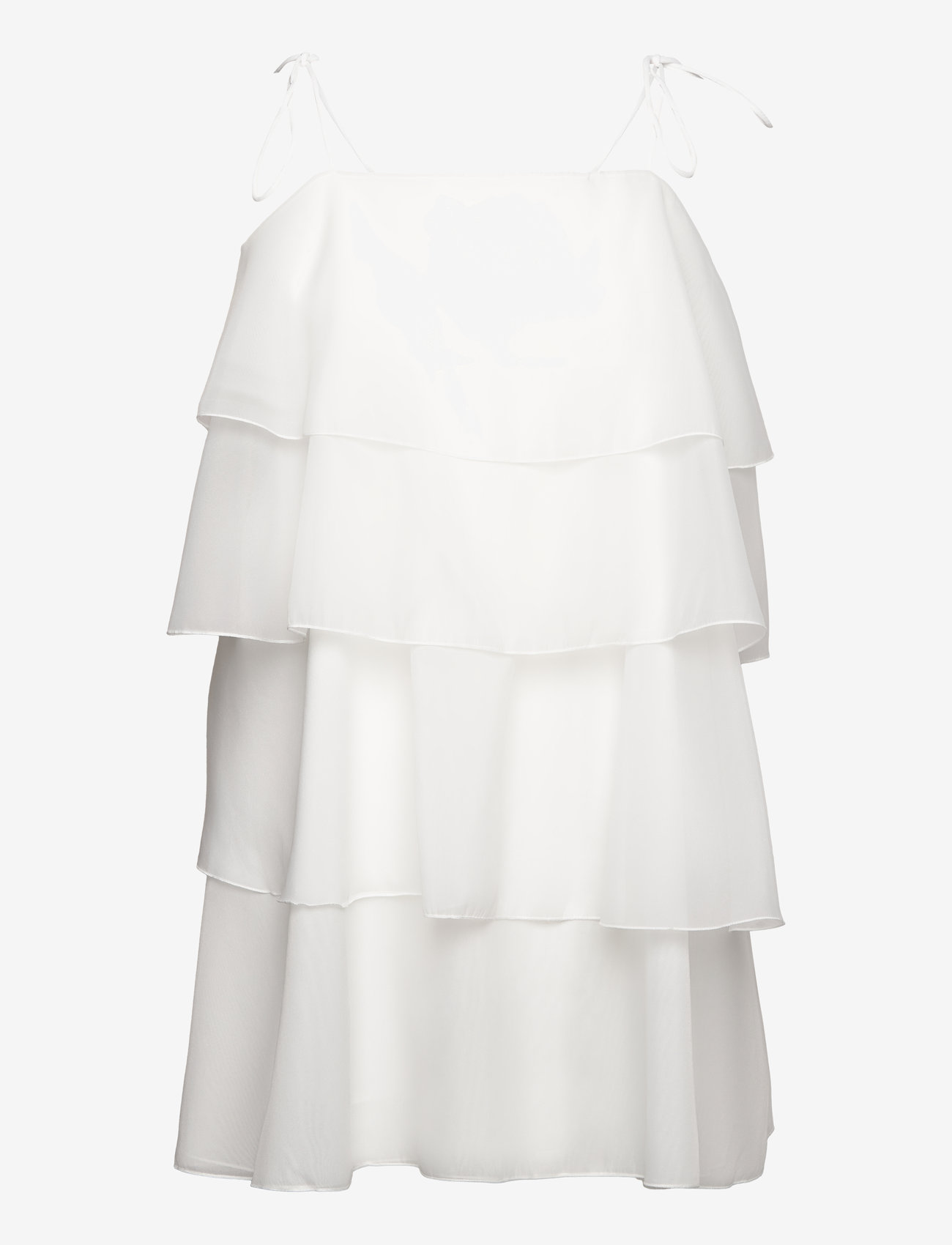 Gina Tricot - Organza frill mini dress - konfirmationstøj - offwhite - 0