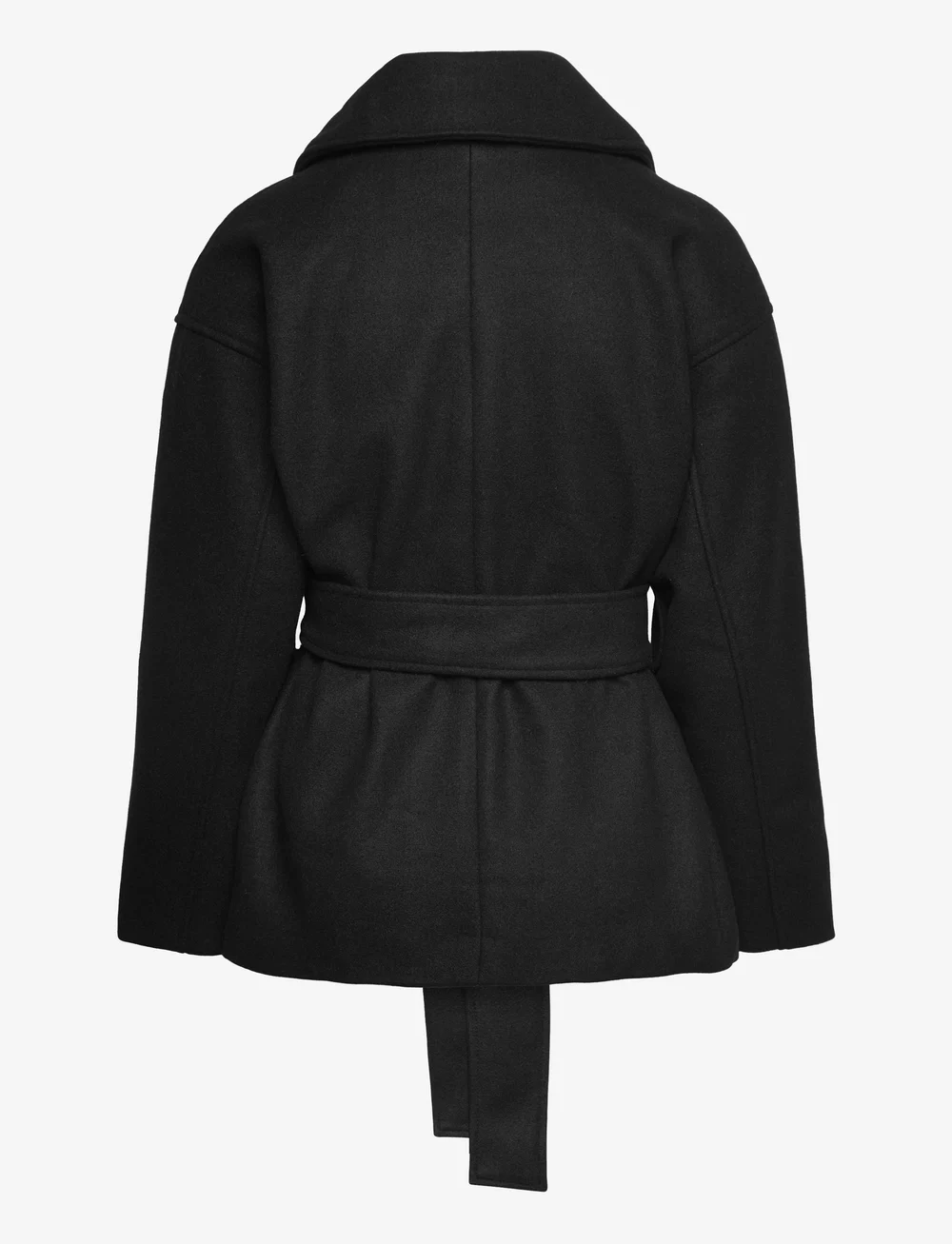 Gina Tricot - Shawl collar short coat - winter jacket - black (9000) - 1