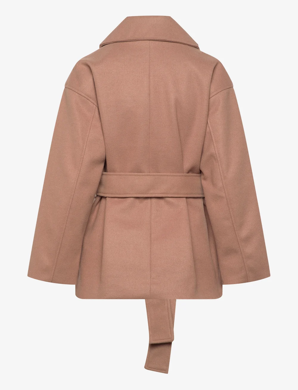 Gina Tricot - Shawl collar short coat - uldjakker - camel (7022) - 1