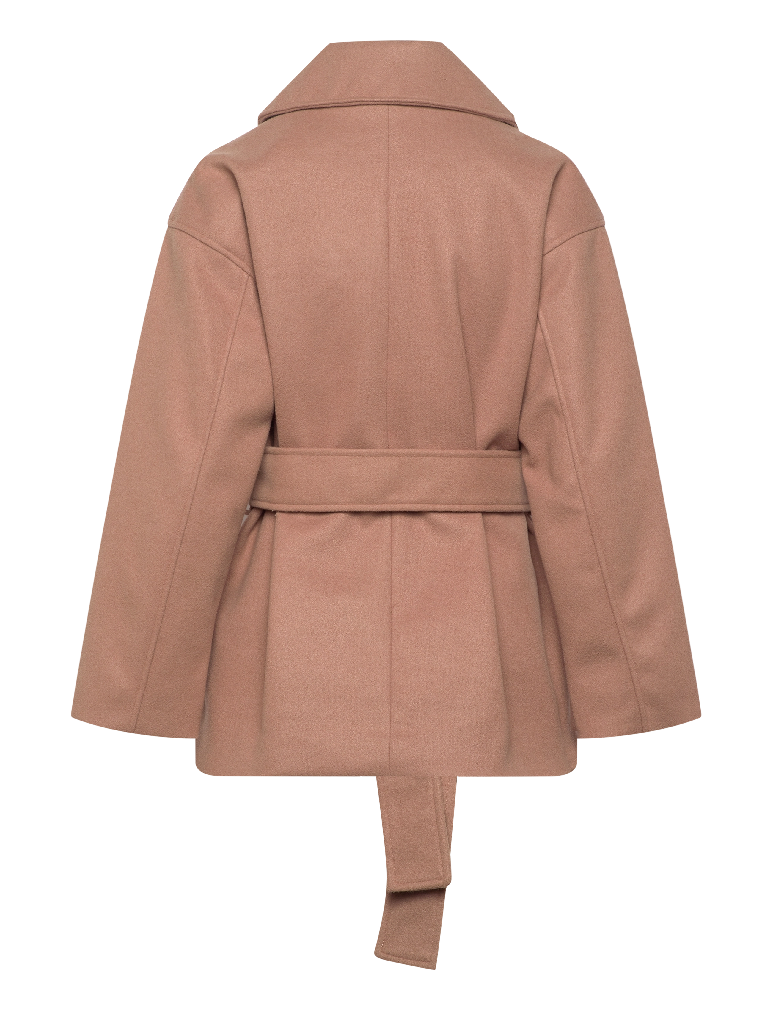 Gina Tricot - Shawl collar short coat - winter jacket - camel (7022) - 1