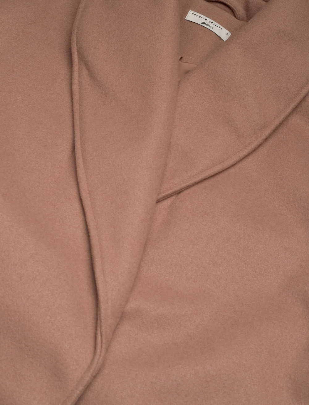 Gina Tricot - Shawl collar short coat - uldjakker - camel (7022) - 2