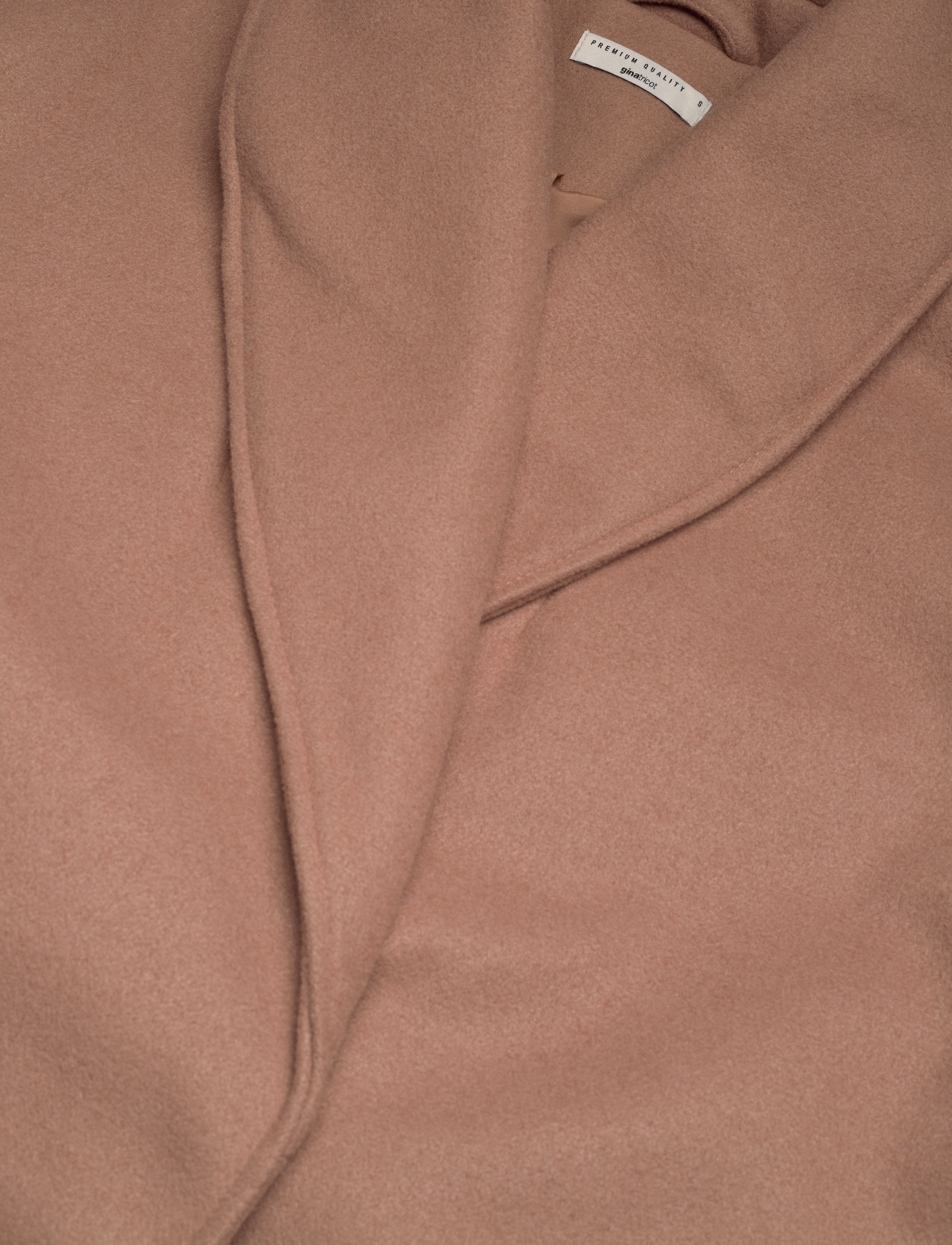Gina Tricot - Shawl collar short coat - winter jacket - camel (7022) - 2
