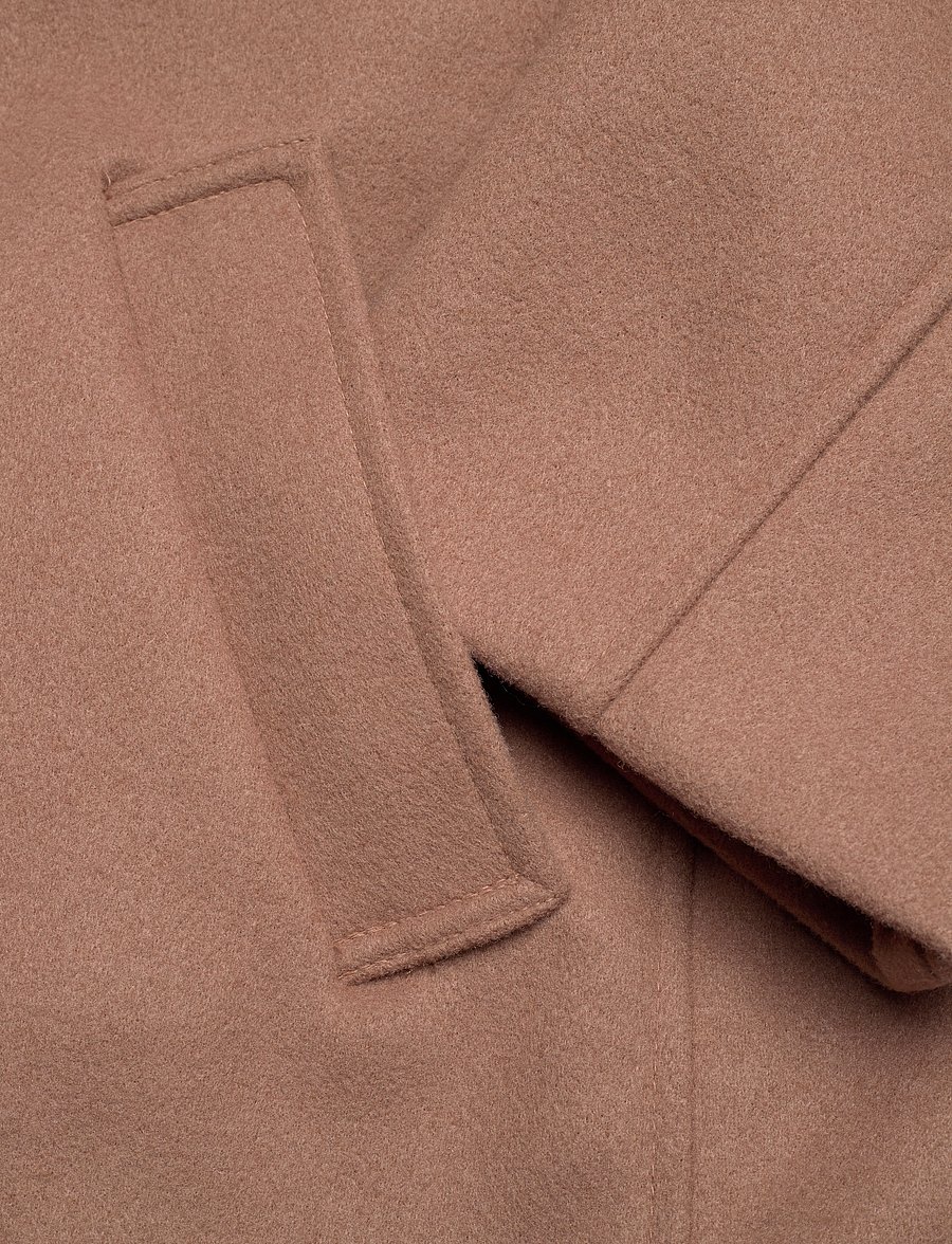 Gina Tricot - Shawl collar short coat - vinterjakker - camel (7022) - 3
