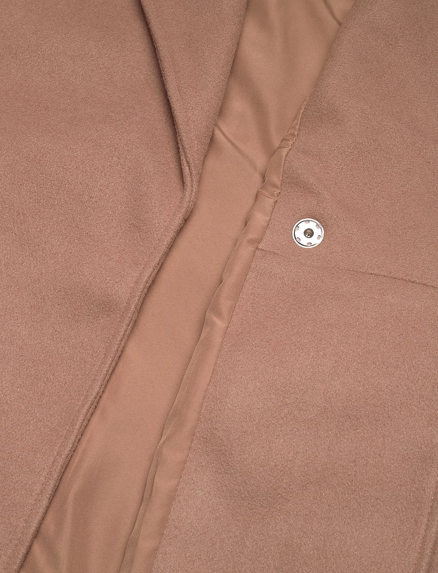 Gina Tricot - Shawl collar short coat - vinterjakker - camel (7022) - 4