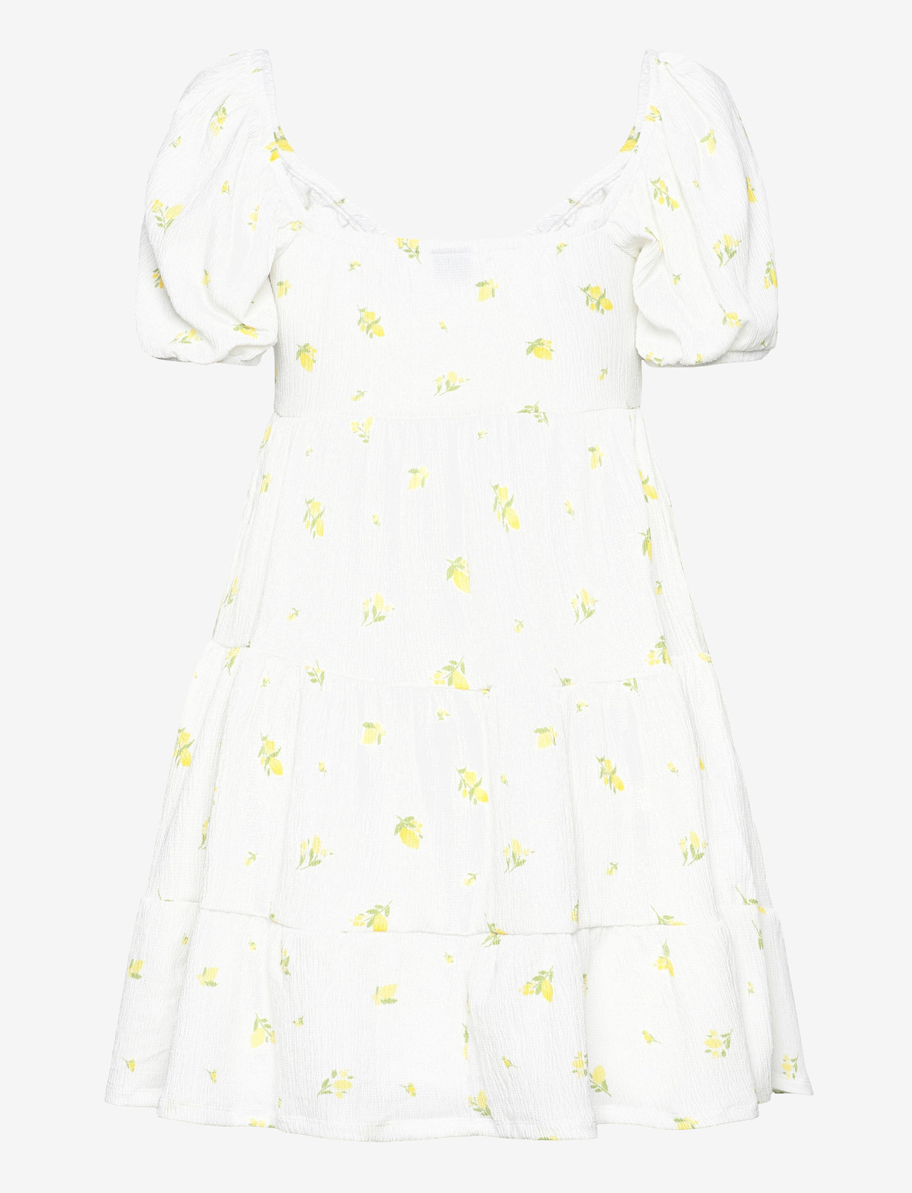 Gina Tricot - Puff sleeve mini dress - konfirmation - lemon ditsy (1566) - 1