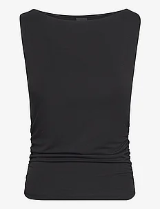 Soft touch boatneck top, Gina Tricot