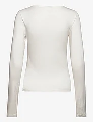 Gina Tricot - Soft touch crew neck top - langärmlige tops - offwhite - 1