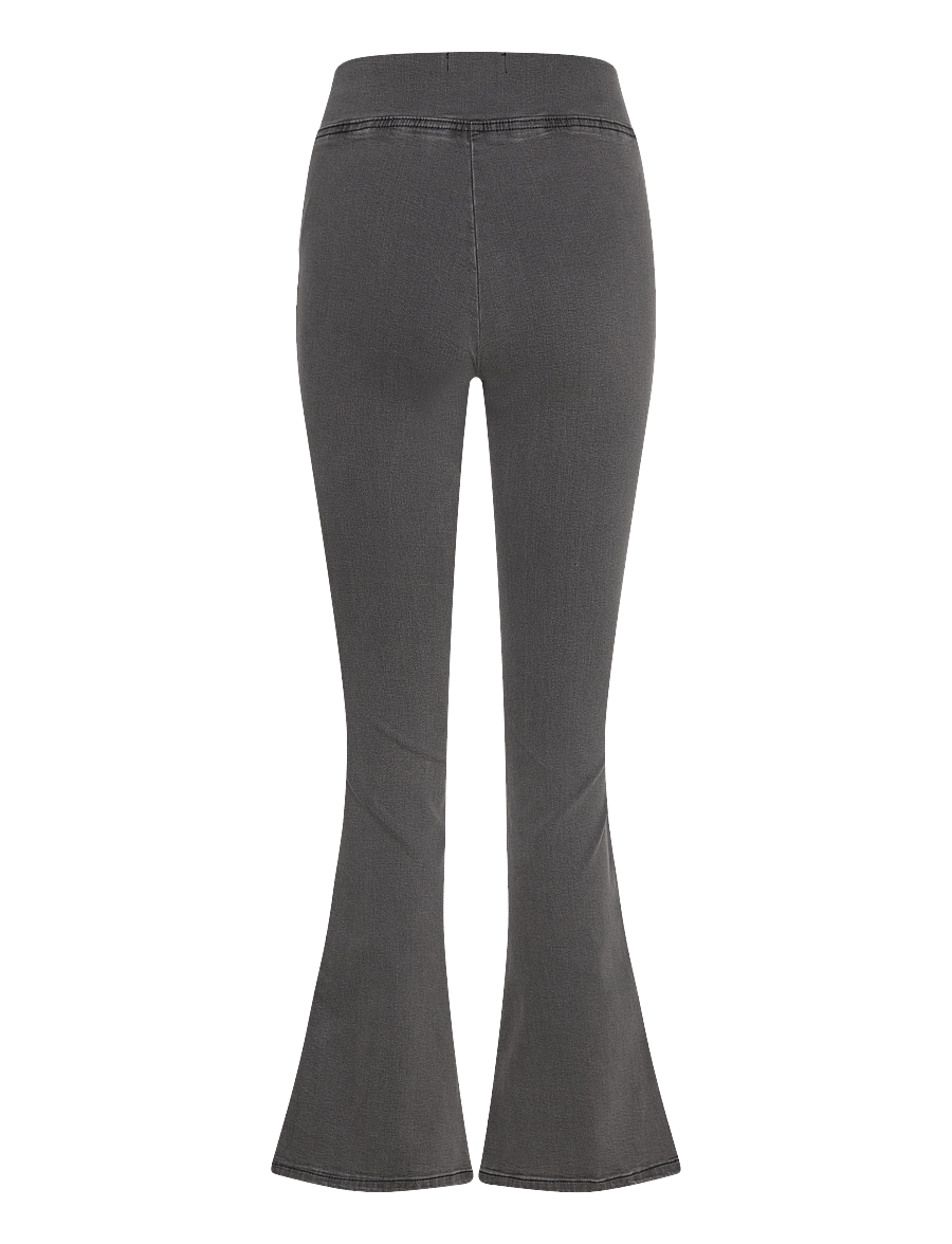 Gina Tricot - Soft flare jeans - utsvängda byxor - grey - 1