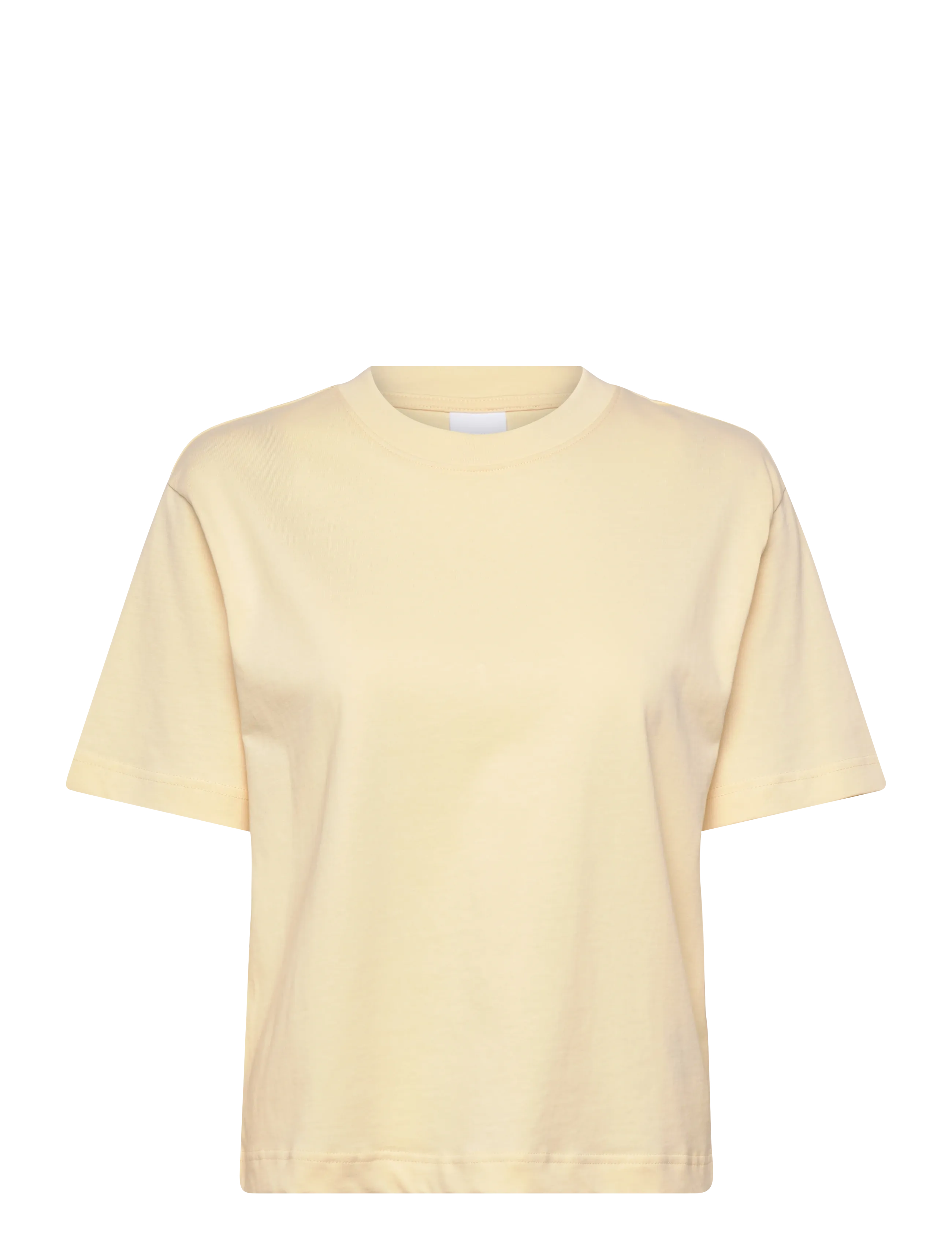 Gina Tricot Basic tee - T-shirts - AFTERGLOW (7209) / yellow