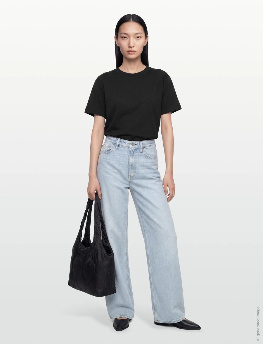 Gina Tricot - Perfect tee - t-shirts - black (9000) - 0