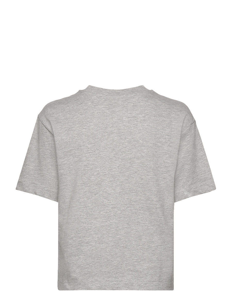 Gina Tricot - Perfect tee - t-shirts - lt grey melange - 1