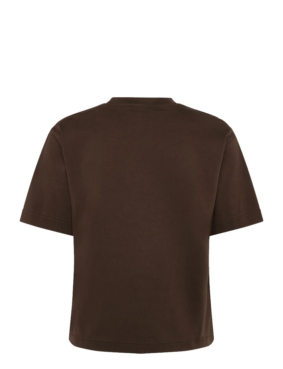 Gina Tricot - Perfect tee - t-shirts - seal brown (7083) - 1